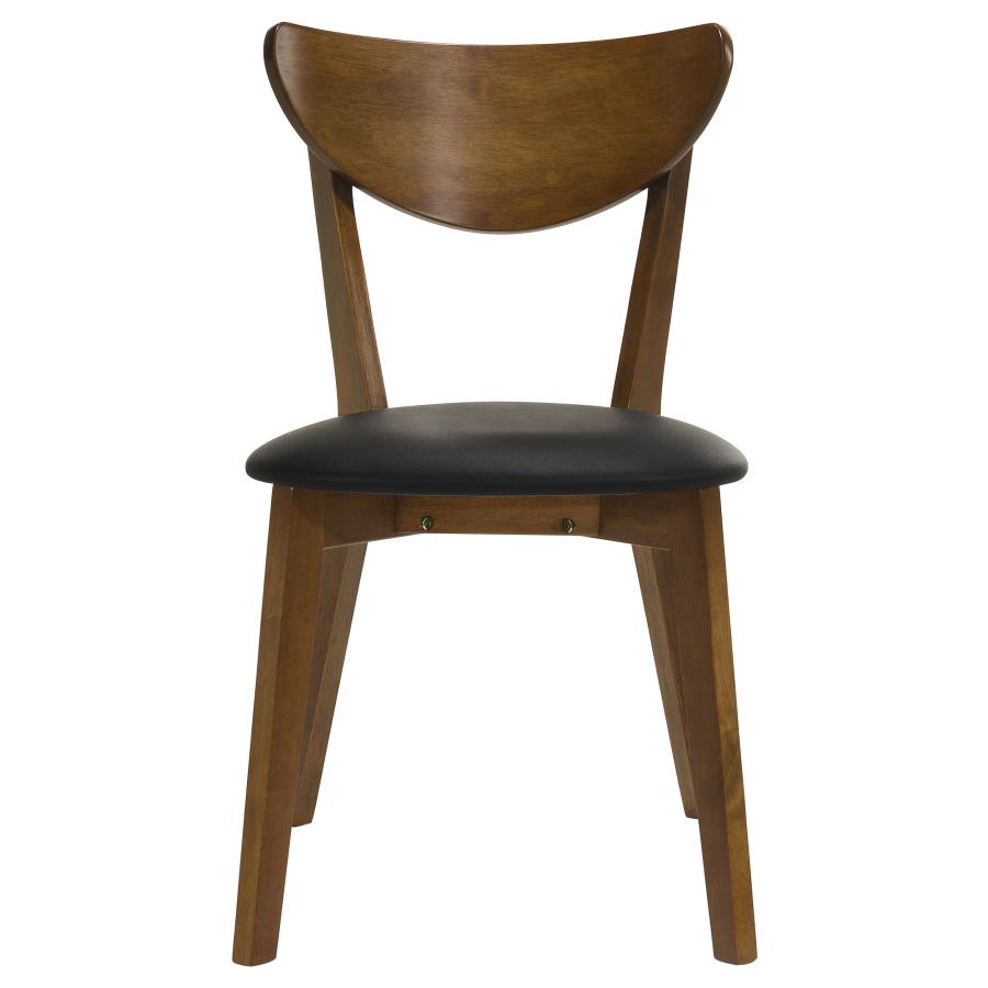 Jedda Wood Dining Side Chair Dark Walnut (Set of 2)