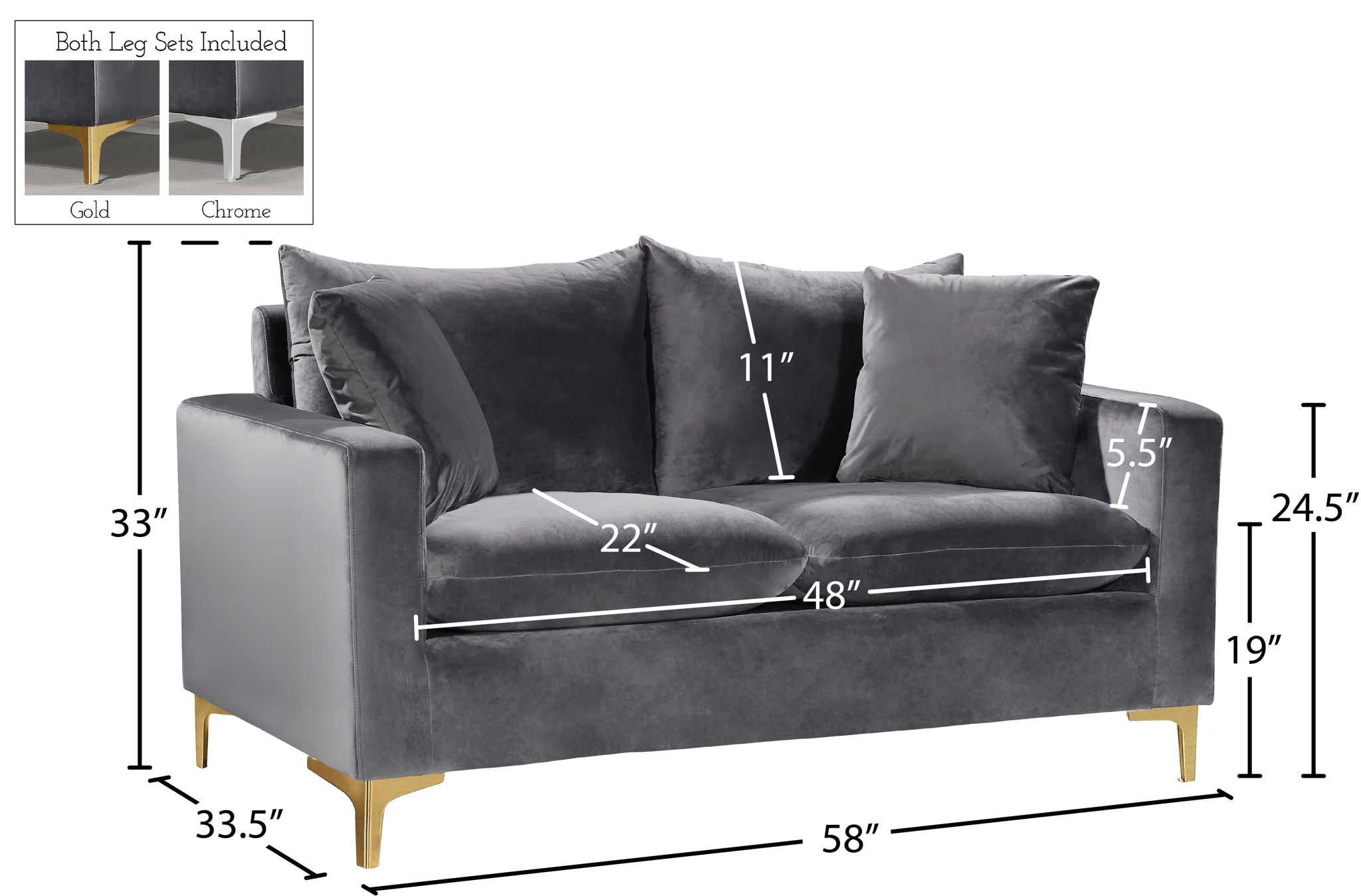 Naomi - Loveseat