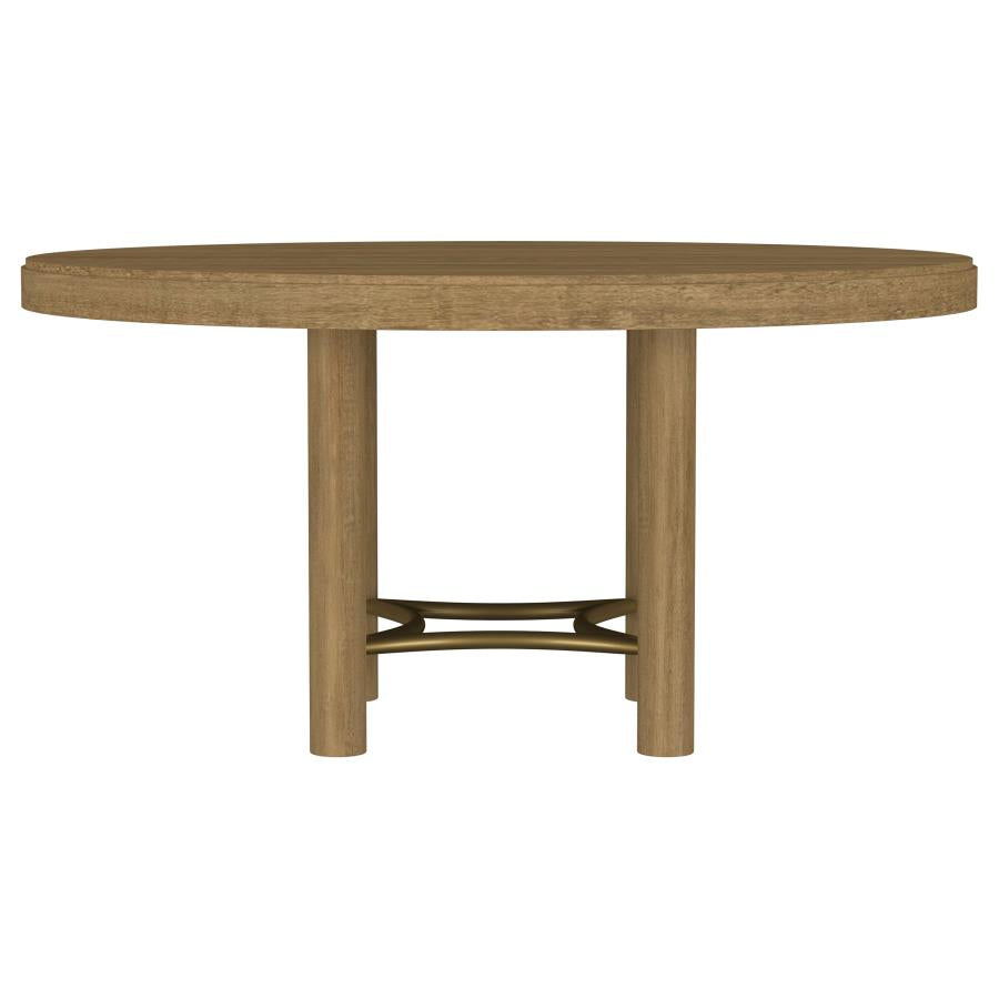 Arini 5-piece Round Dining Room Table Set Sand Wash