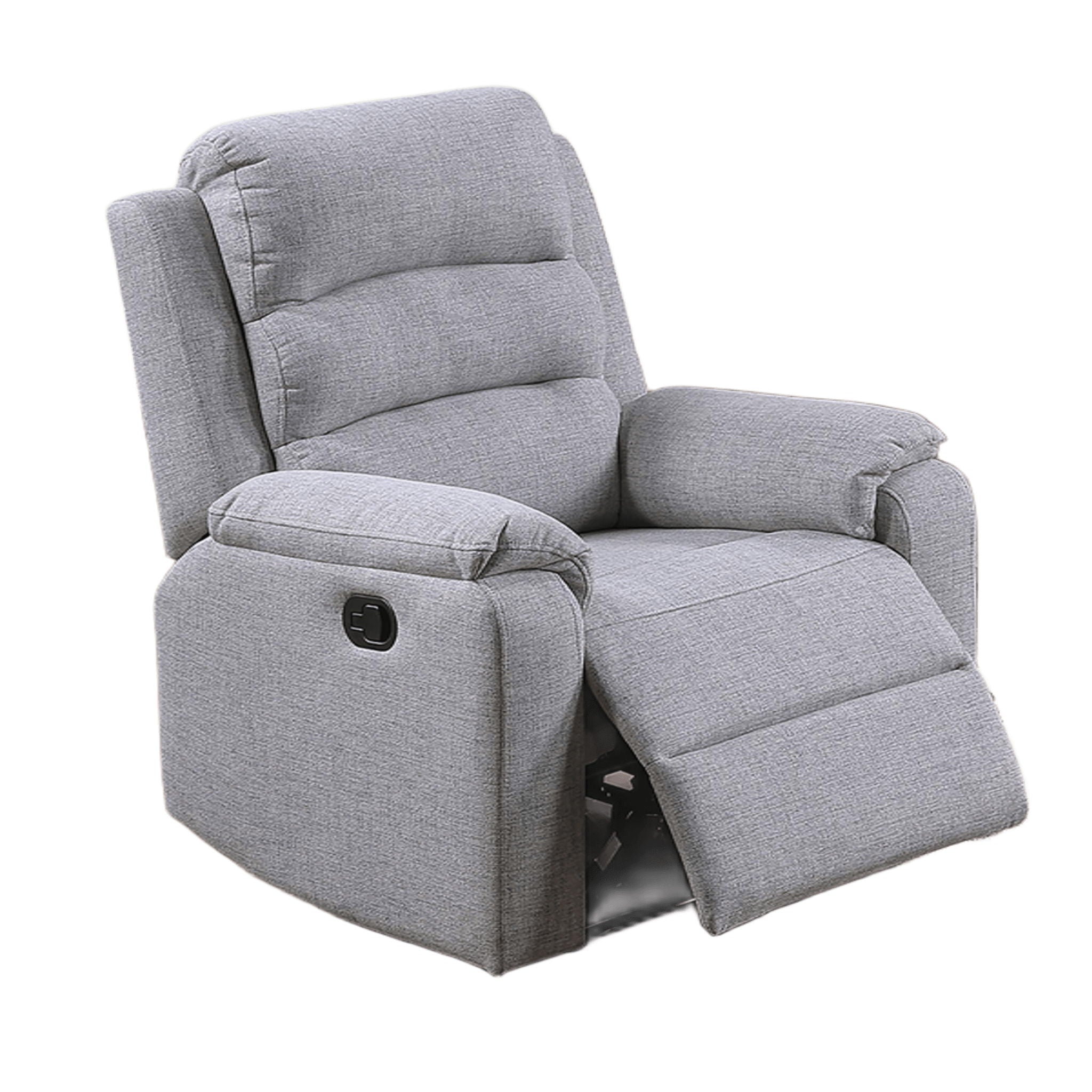 Modern Living Room Set With Manual Recliner