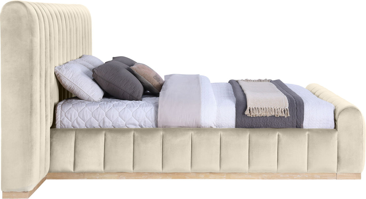 Amara - Velvet Upholstered Bed