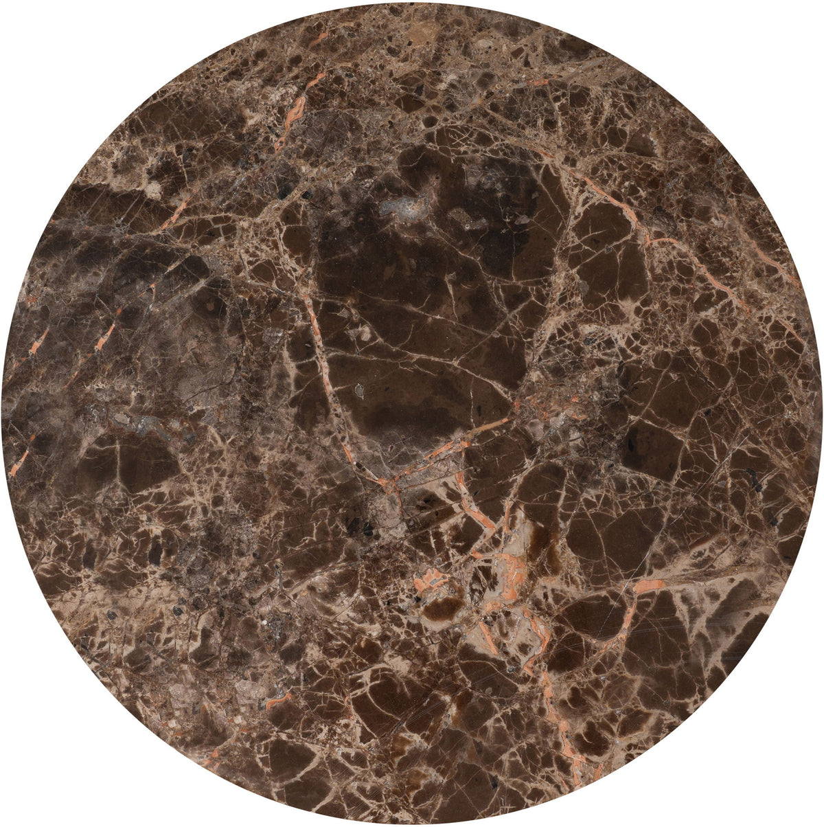 Helix - Genuine Marble Top And Aluminum Base End / Side Table