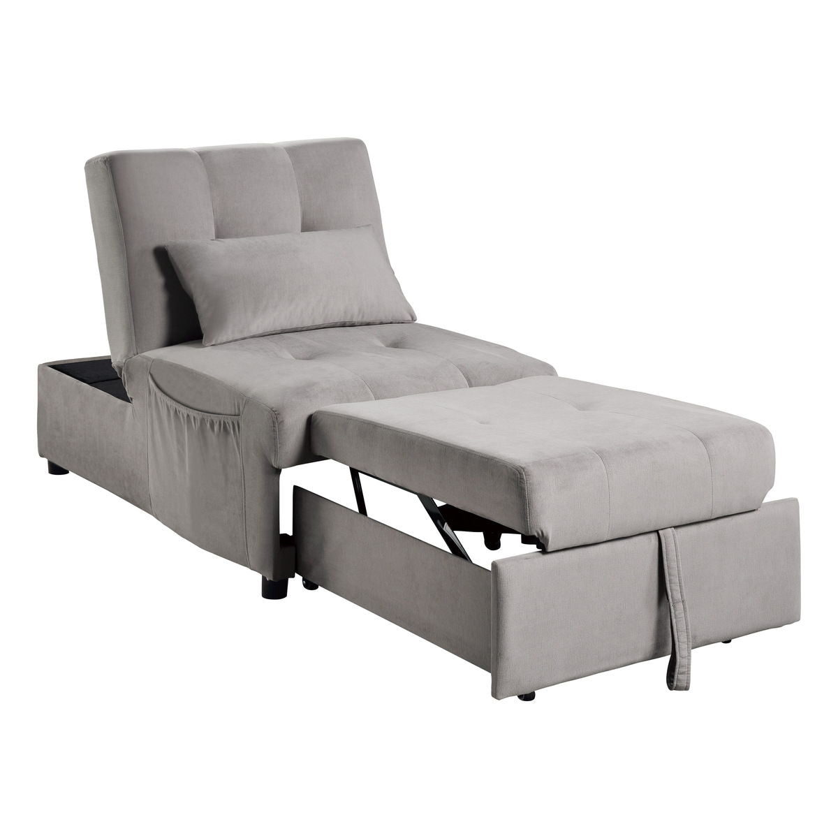 Garrell - Lift Top Storage Bench With Pull-Out Bed