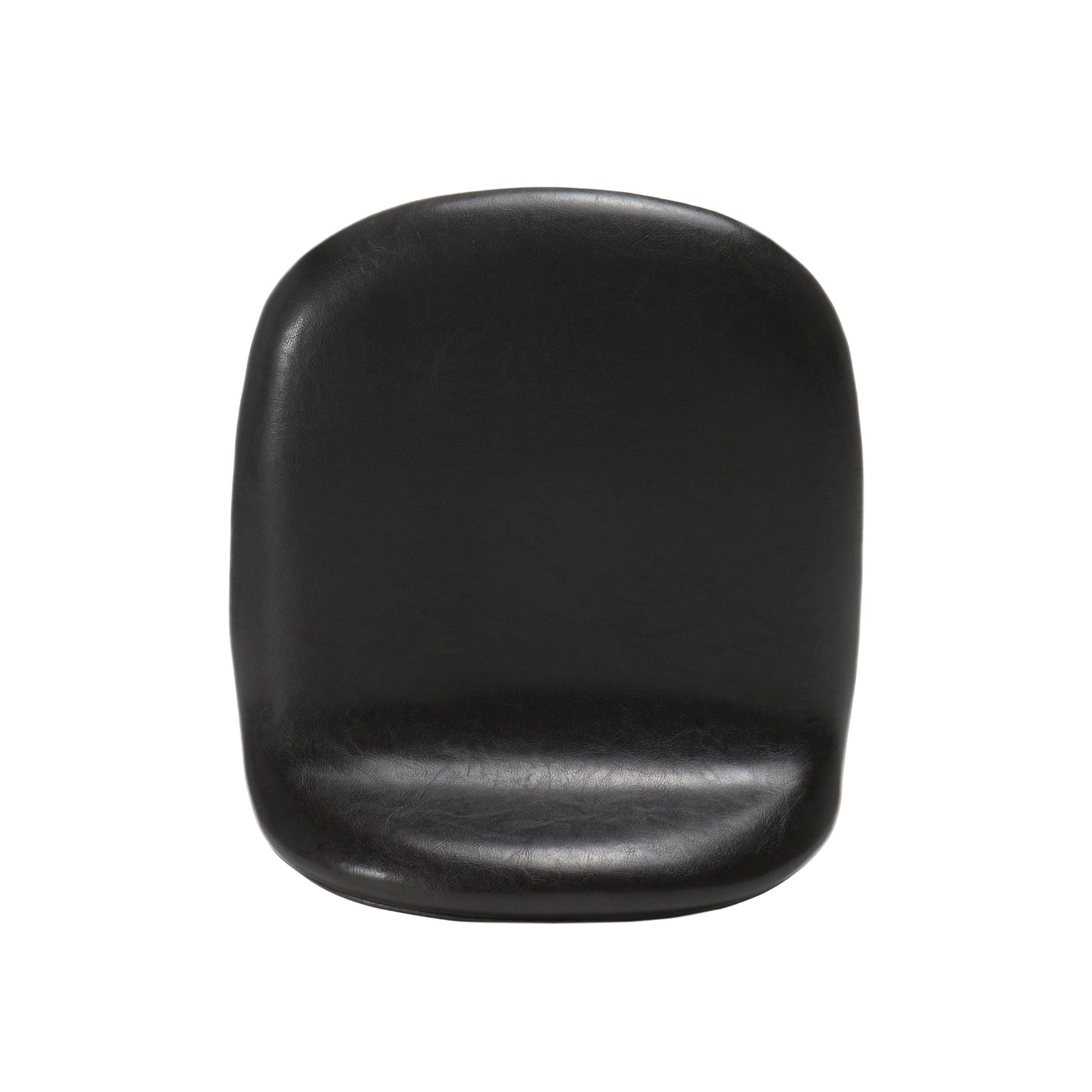 Contemporary Bar Stool With Stylish Seat And Small Backrest - Dark Brown