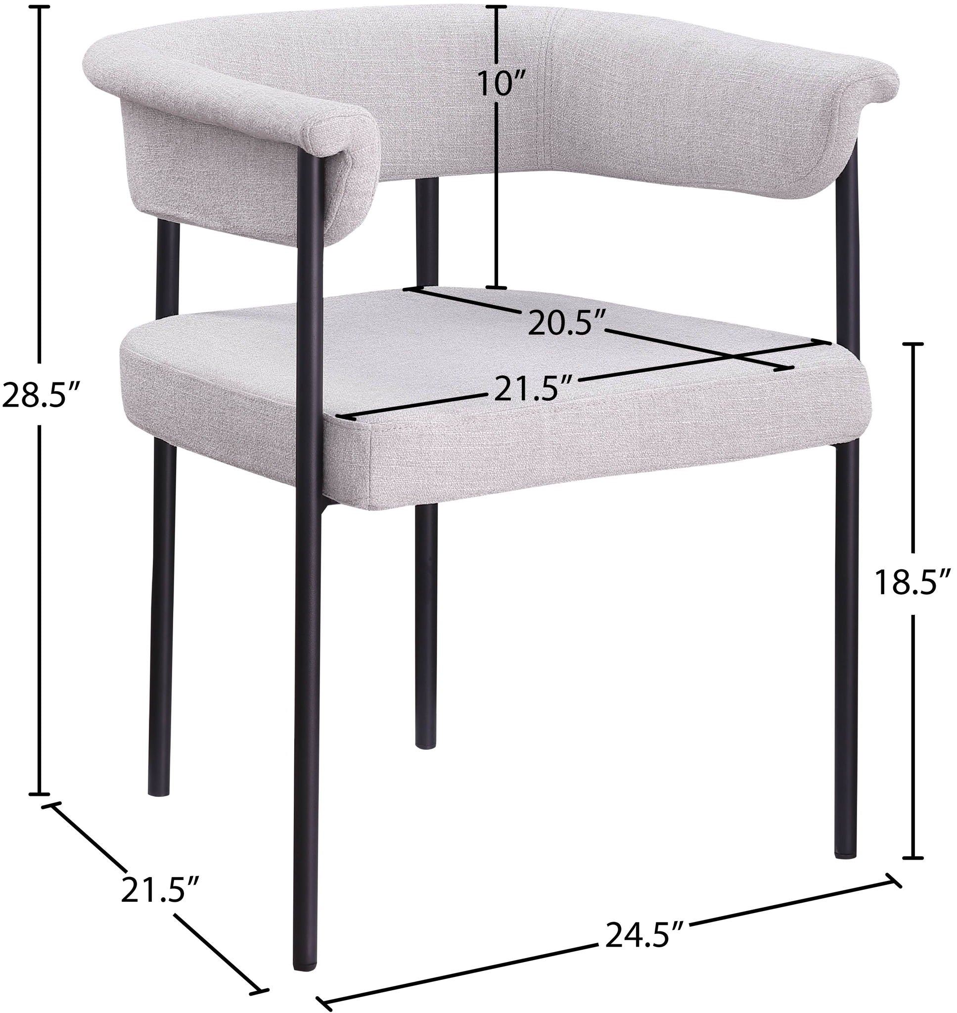 Malin - Linen Dining Chair (Set of 2)