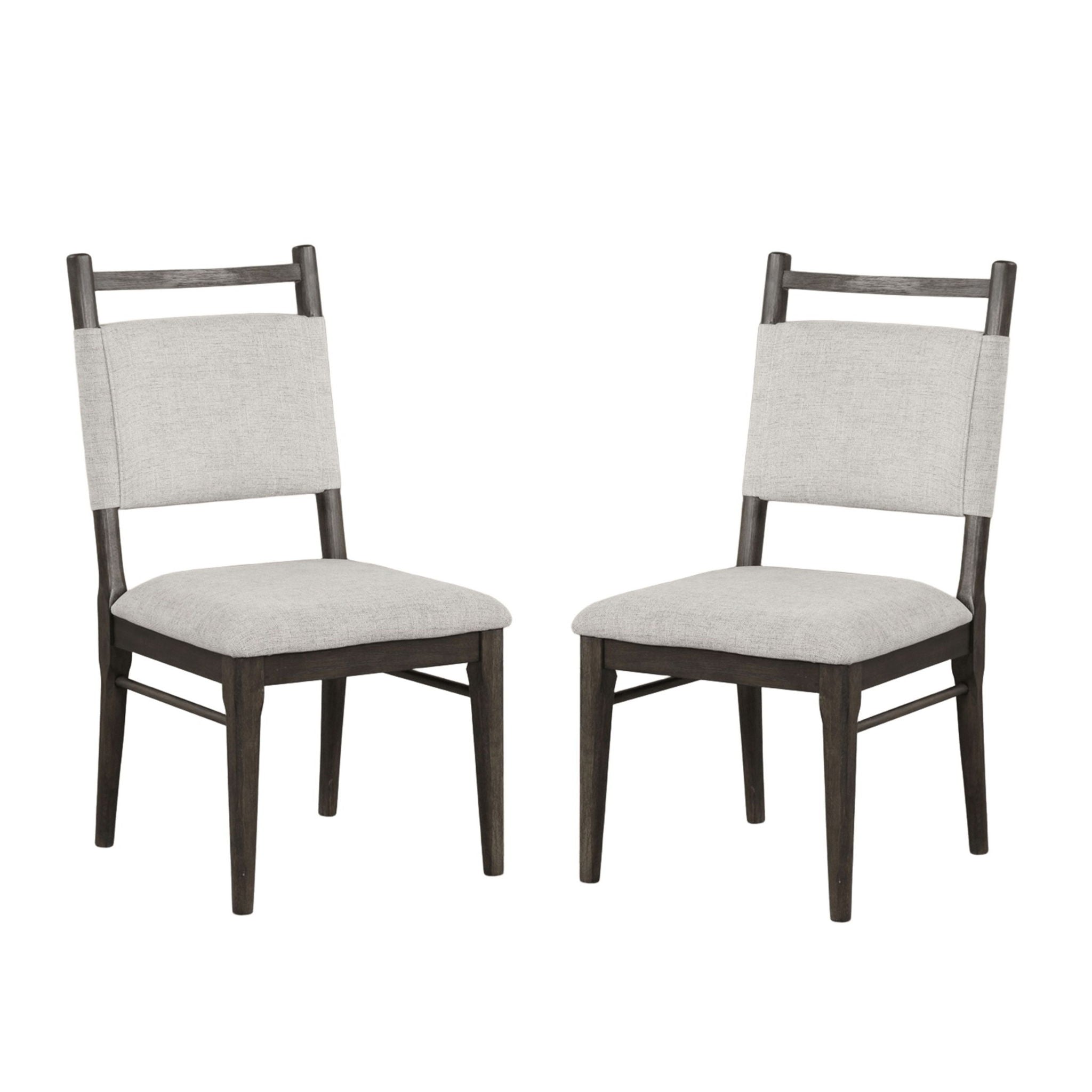 Upholstered Side Chairs (Set of 2) - Dark Walnut