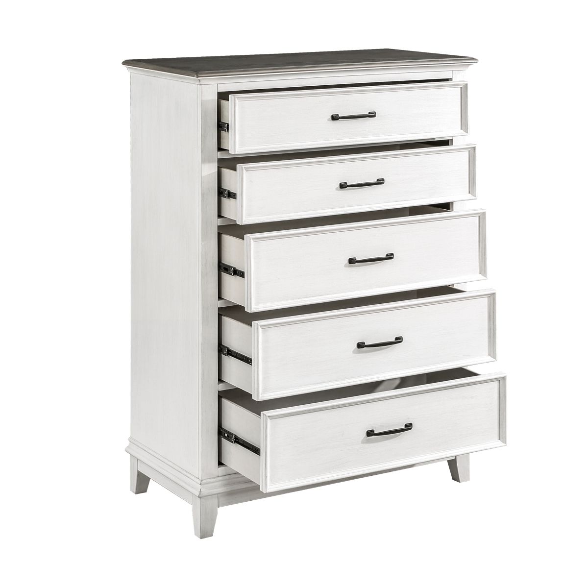 Chesterton - Chest - White / Brown