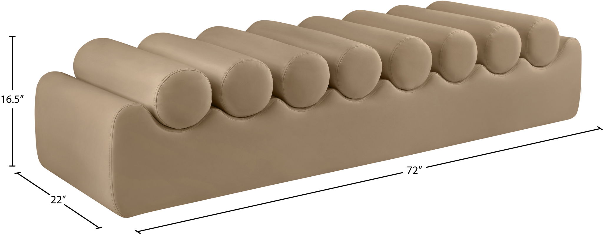 Rumble - Faux Leather Bench