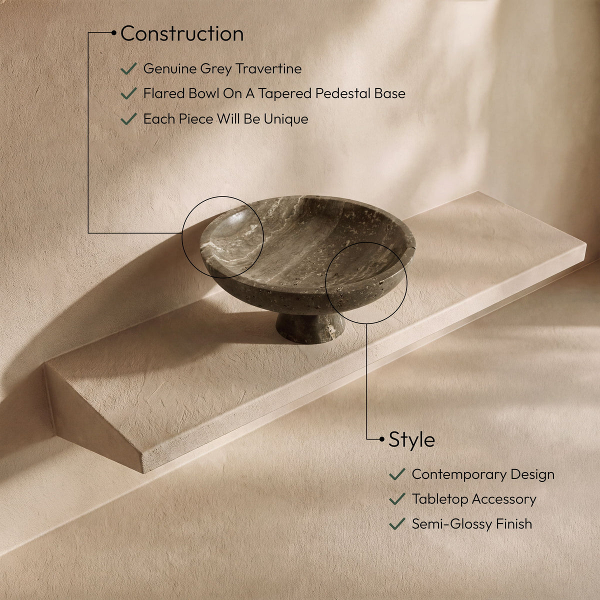 Simpson - Genuine Marble Bowl