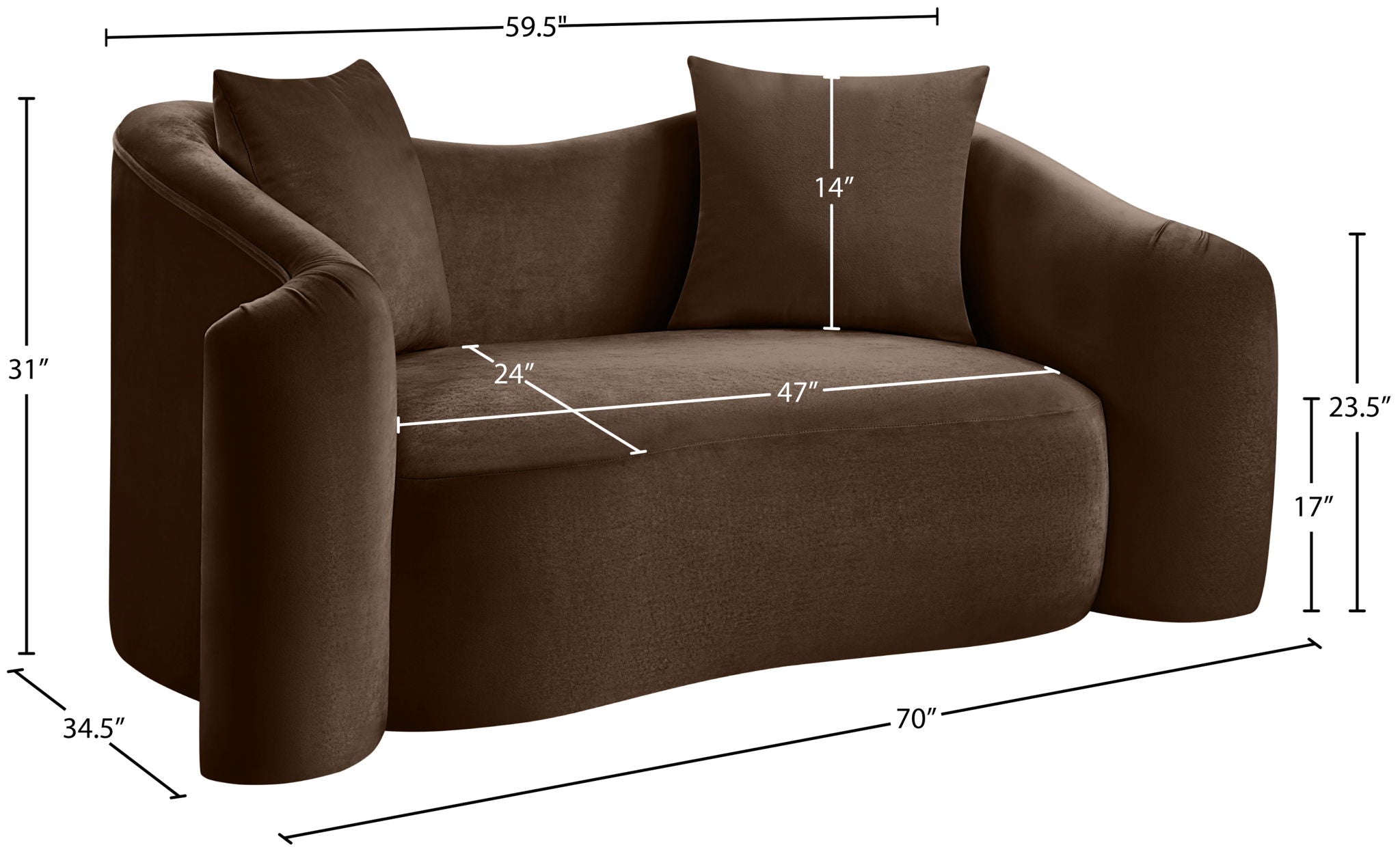 Destin - Loveseat