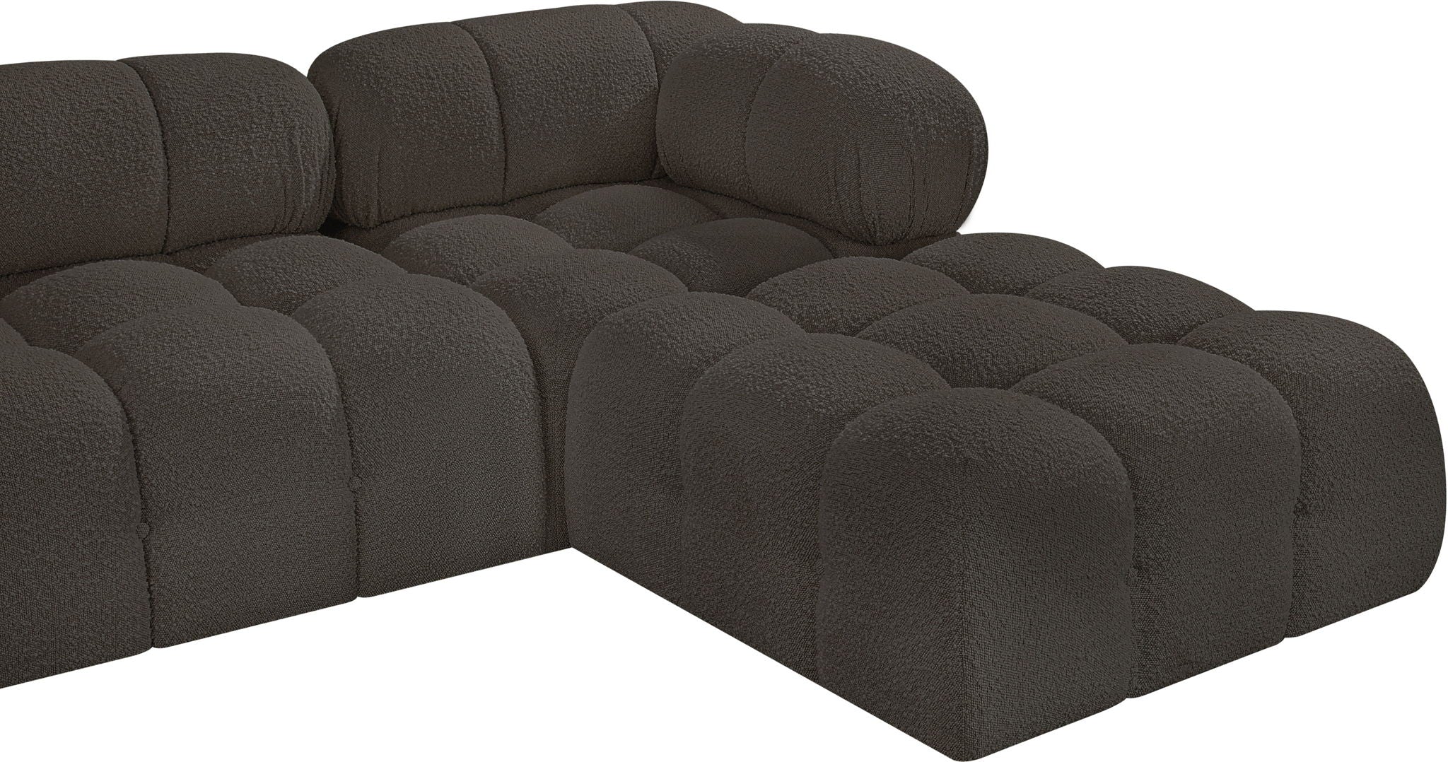 Ames - 7 Piece Fabric Modular U-Shaped Sectional