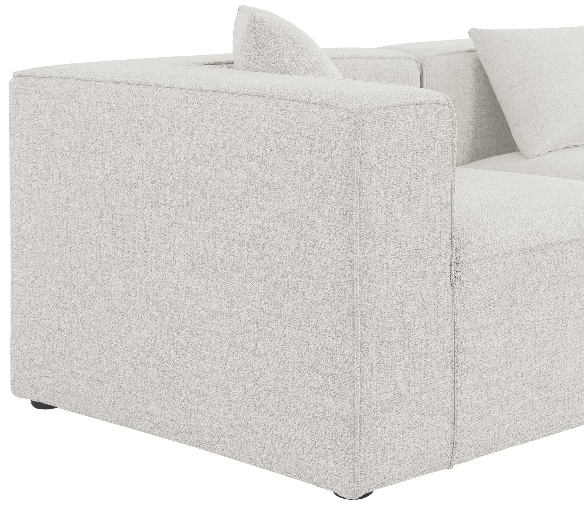 Cube - Linen Modular 4 Seat Sofa