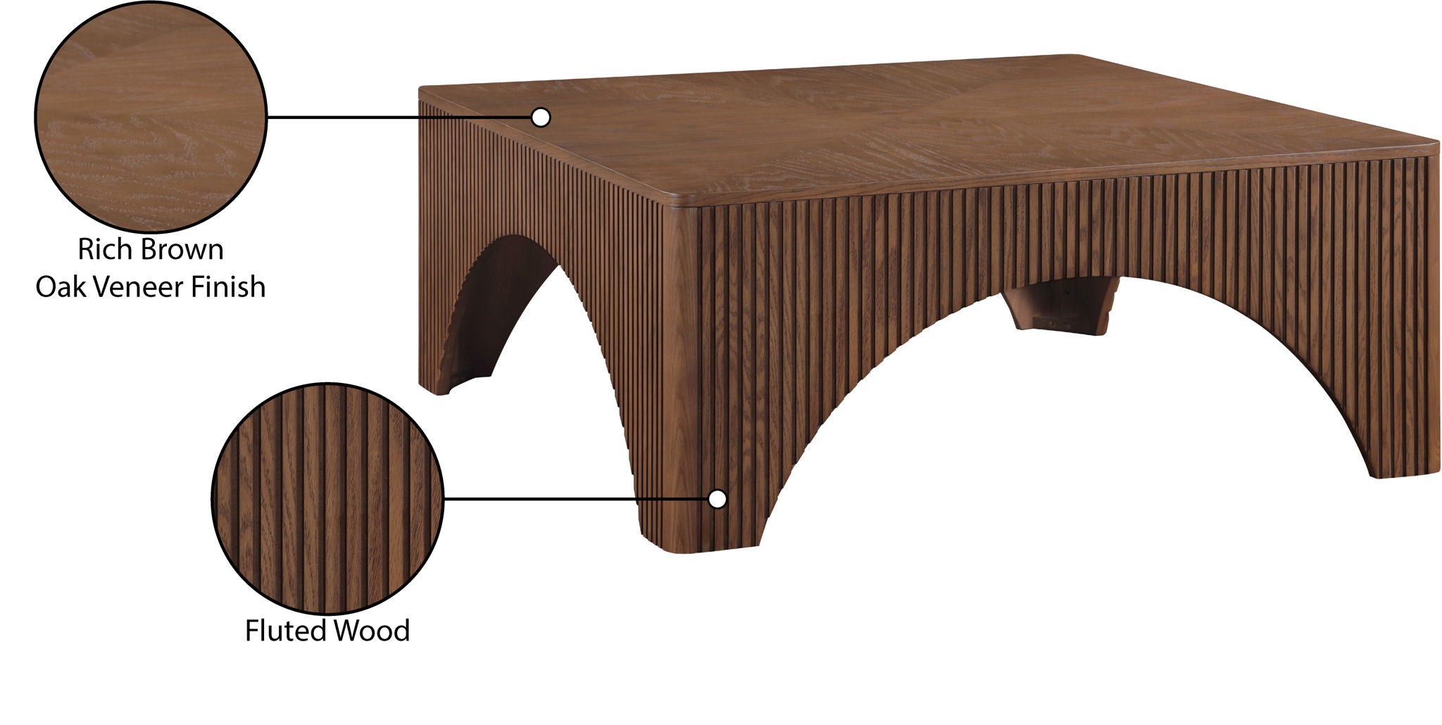 Eloise - Oak Veneer Coffee Table