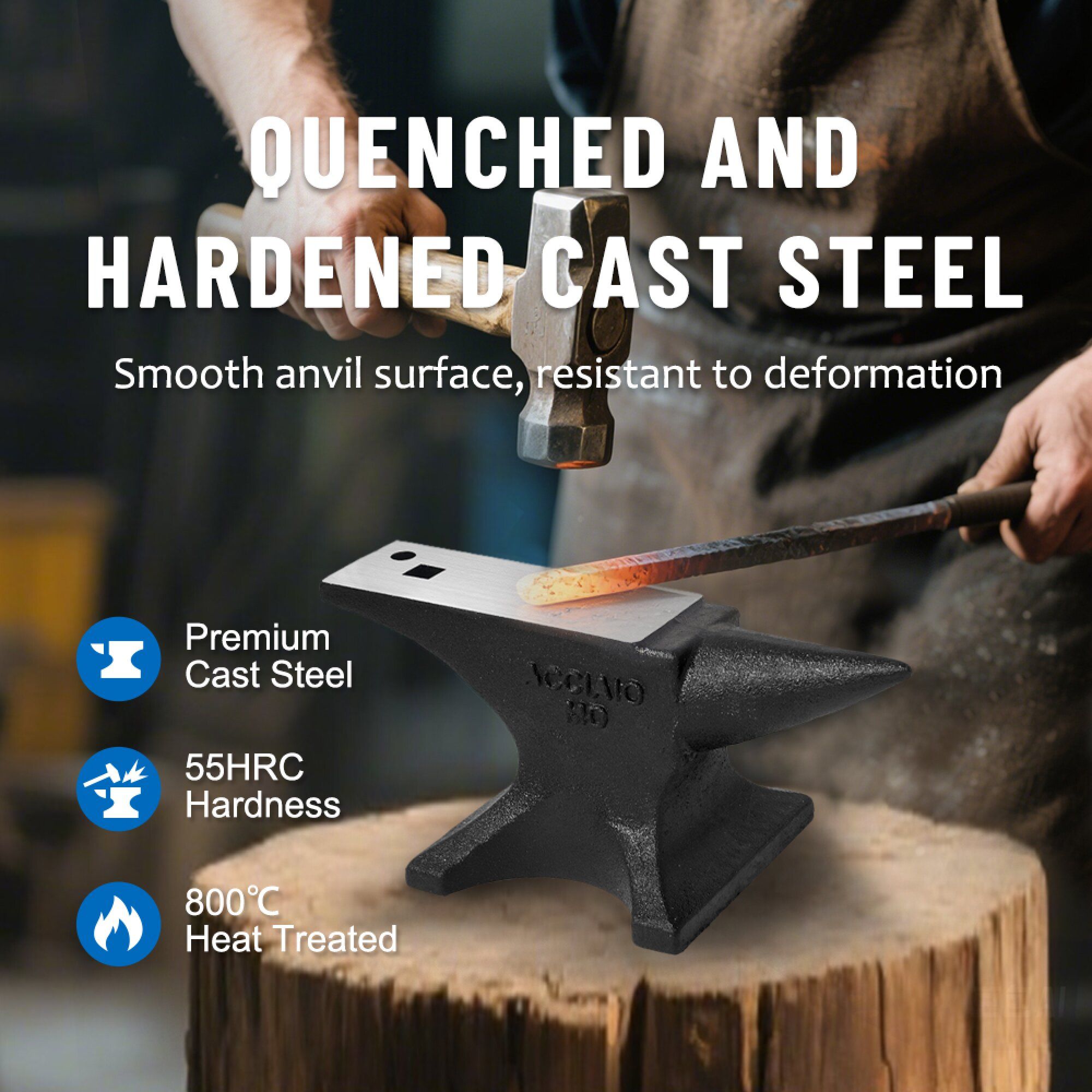 Single Horn Anvil