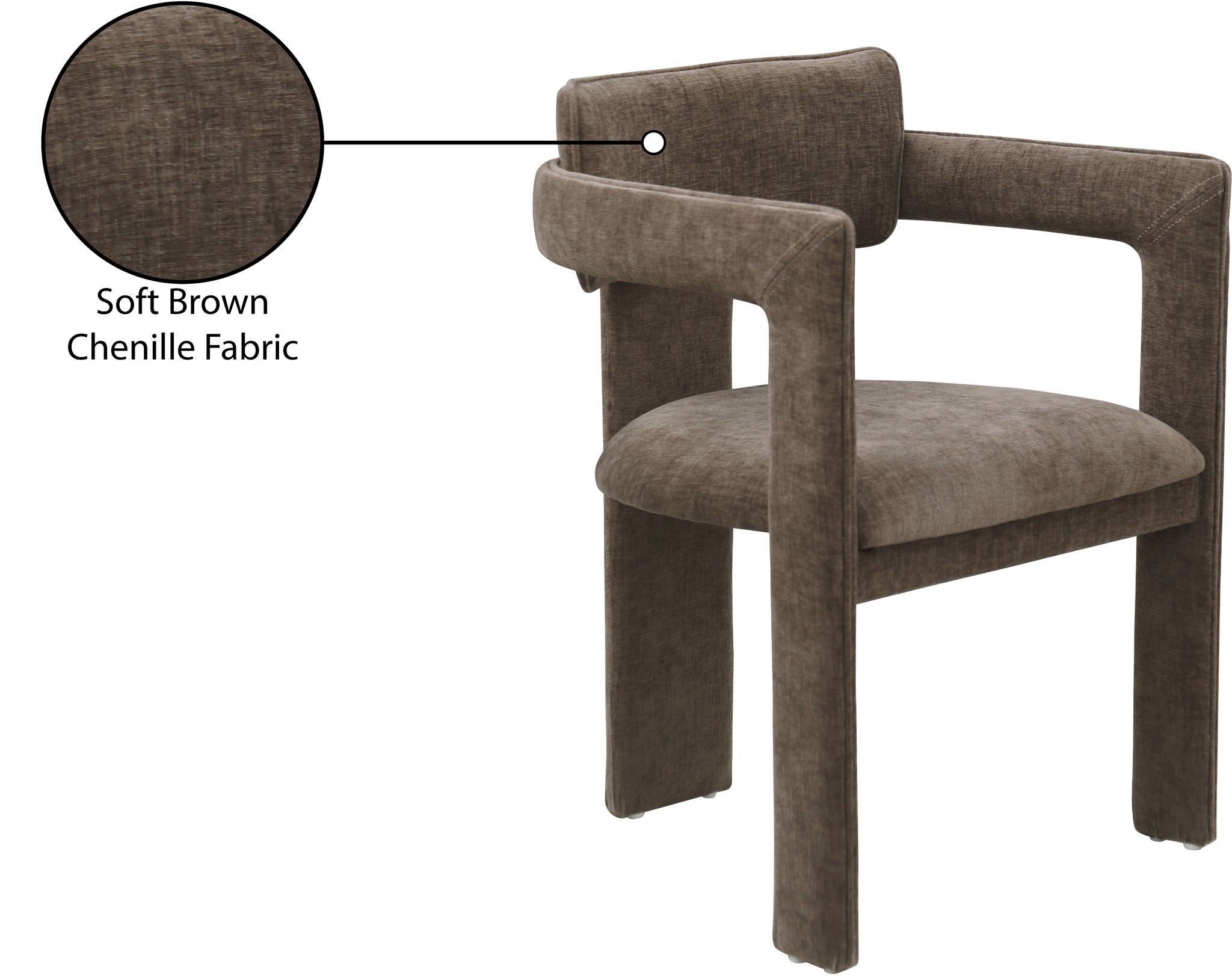Brenda - Chenille  Dining Chair (Set of 2)