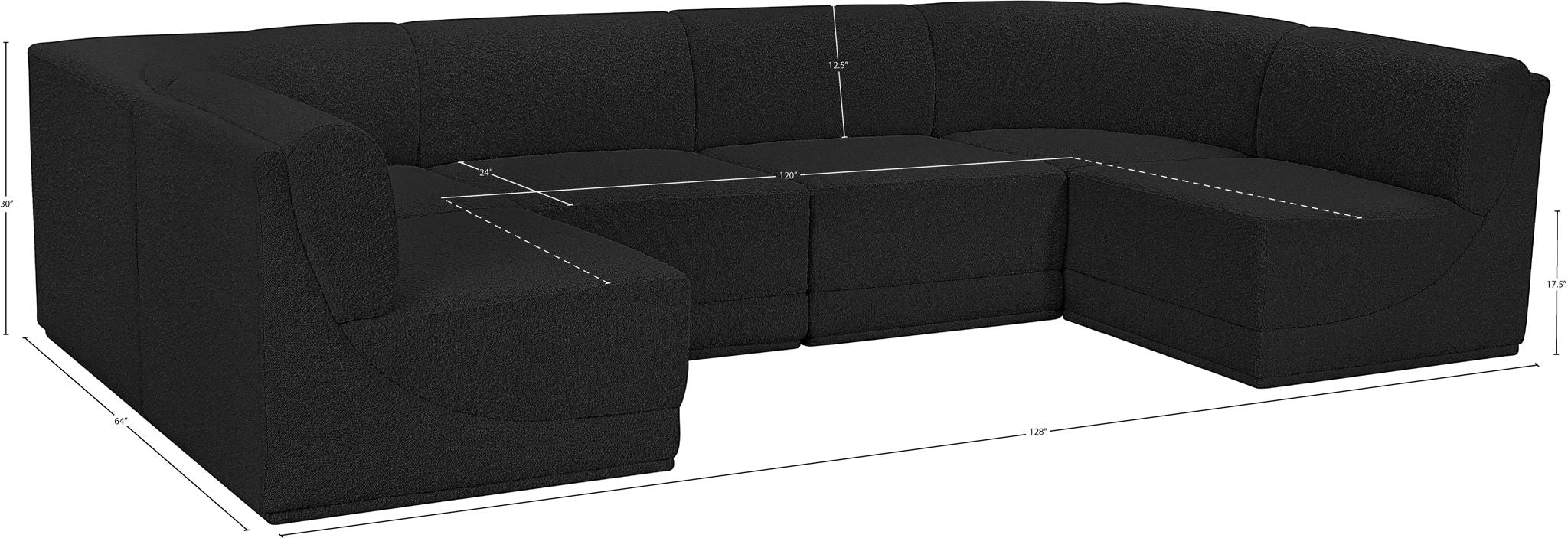 Ollie - 6 Piece Modular Sectional