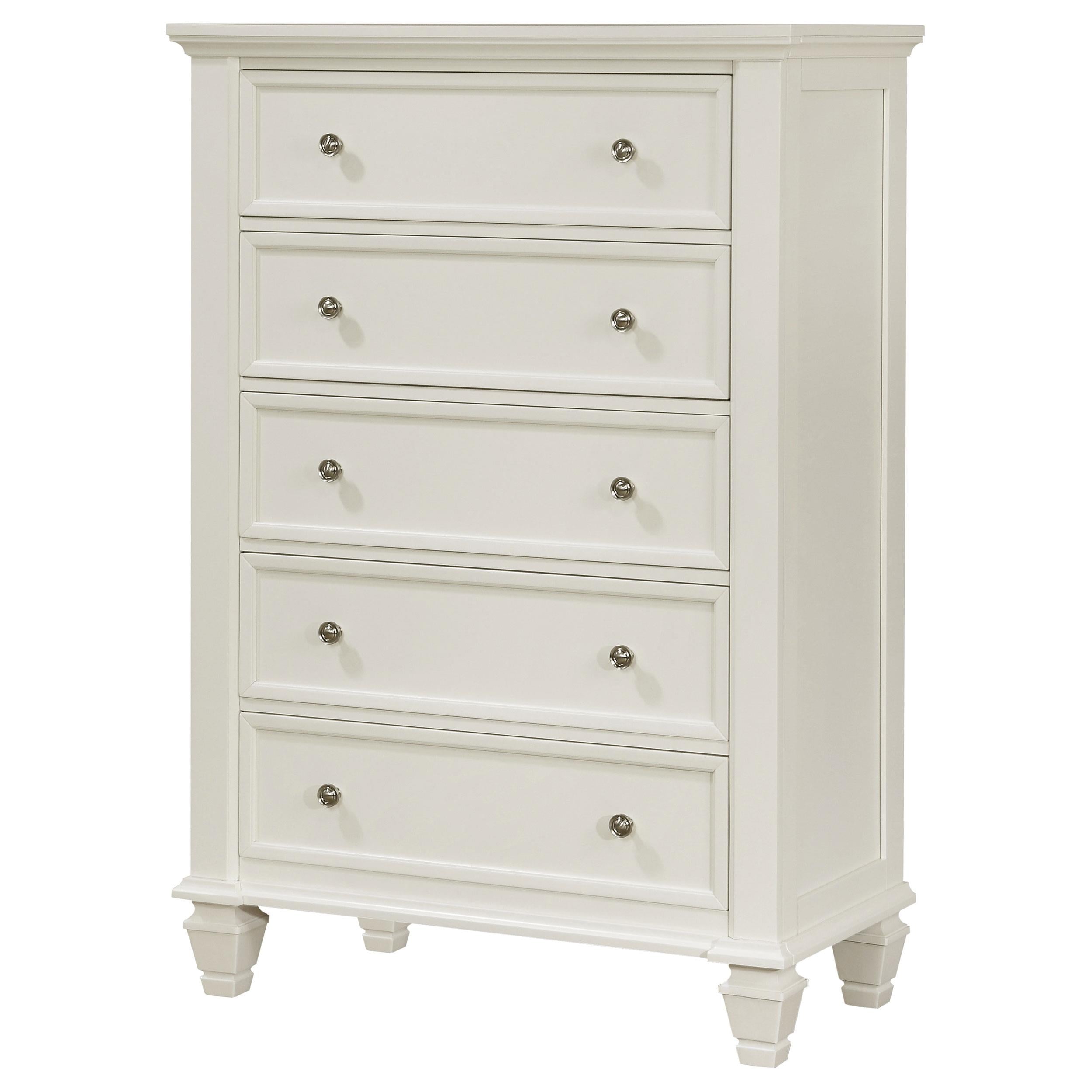 Diamond Modern Furniture COA Sandy Beach 5-Drawer Chest 201305 IMAGE 3