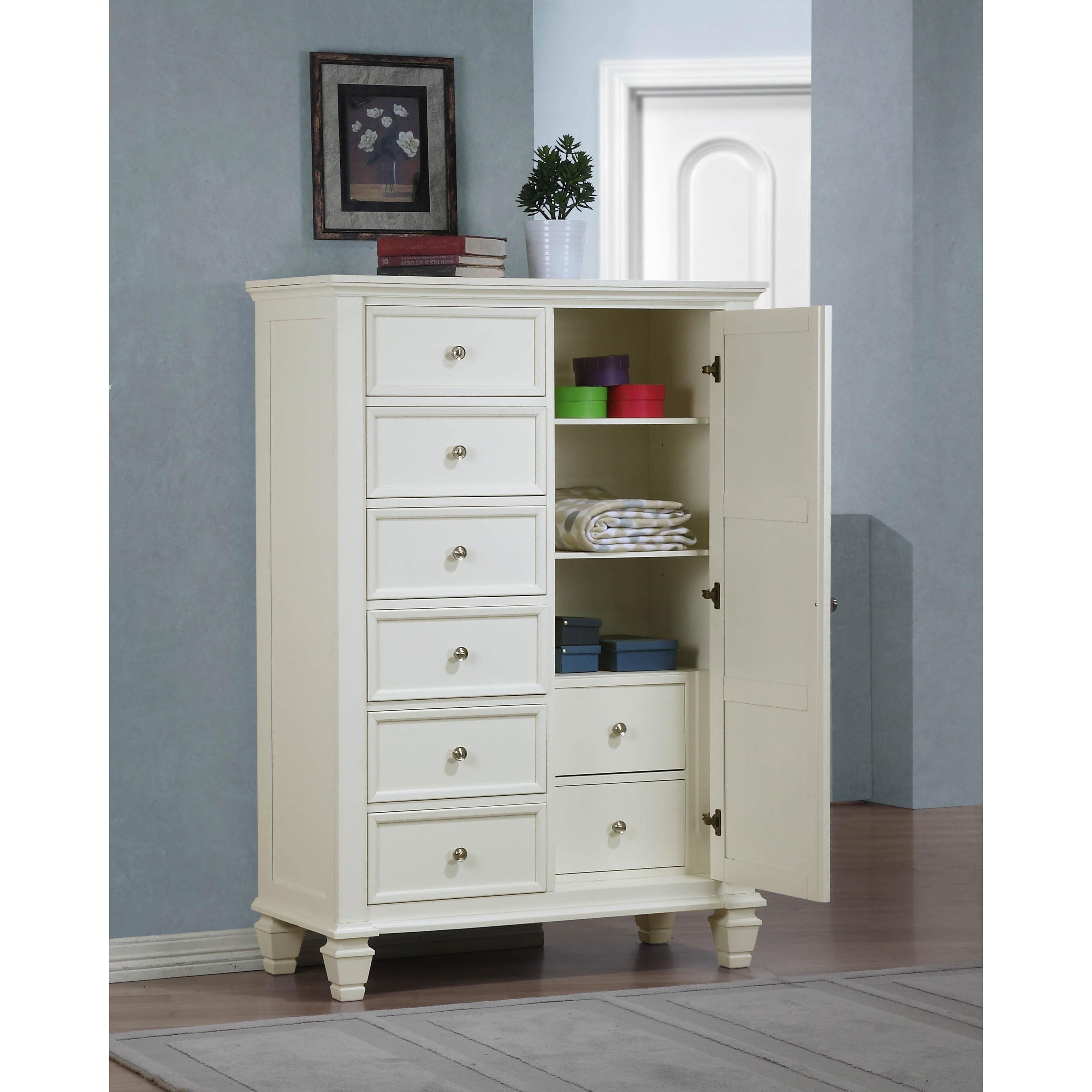 Diamond Modern Furniture COA Sandy Beach 6-Drawer Chest 201308 IMAGE 9