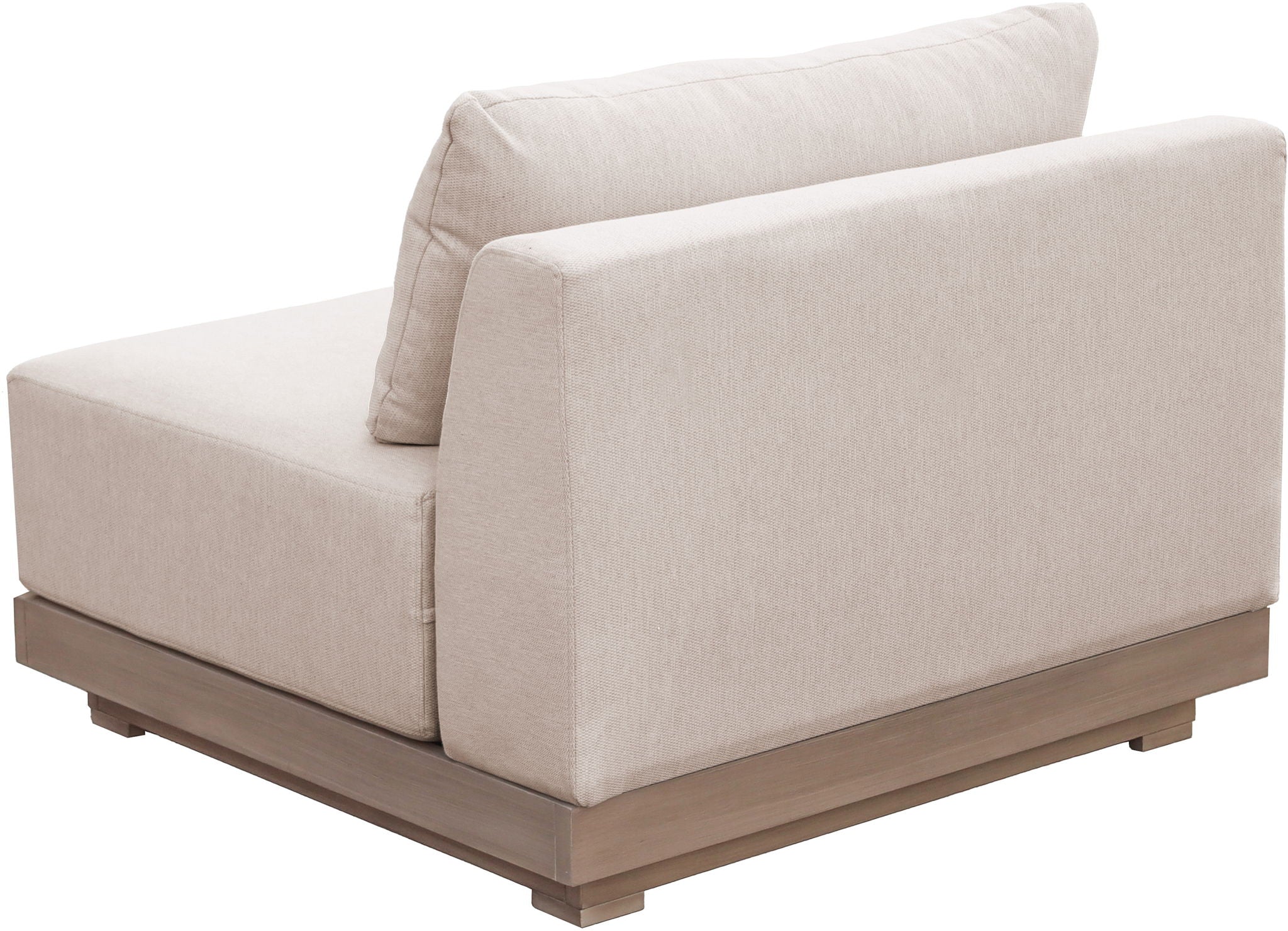 Solace - Olefin Performance Fabric Outdoor Patio Modular Armless Chair