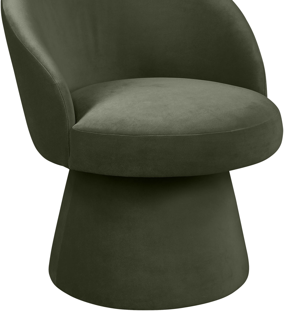 Selene - Upholstered Swivel Dining Chair