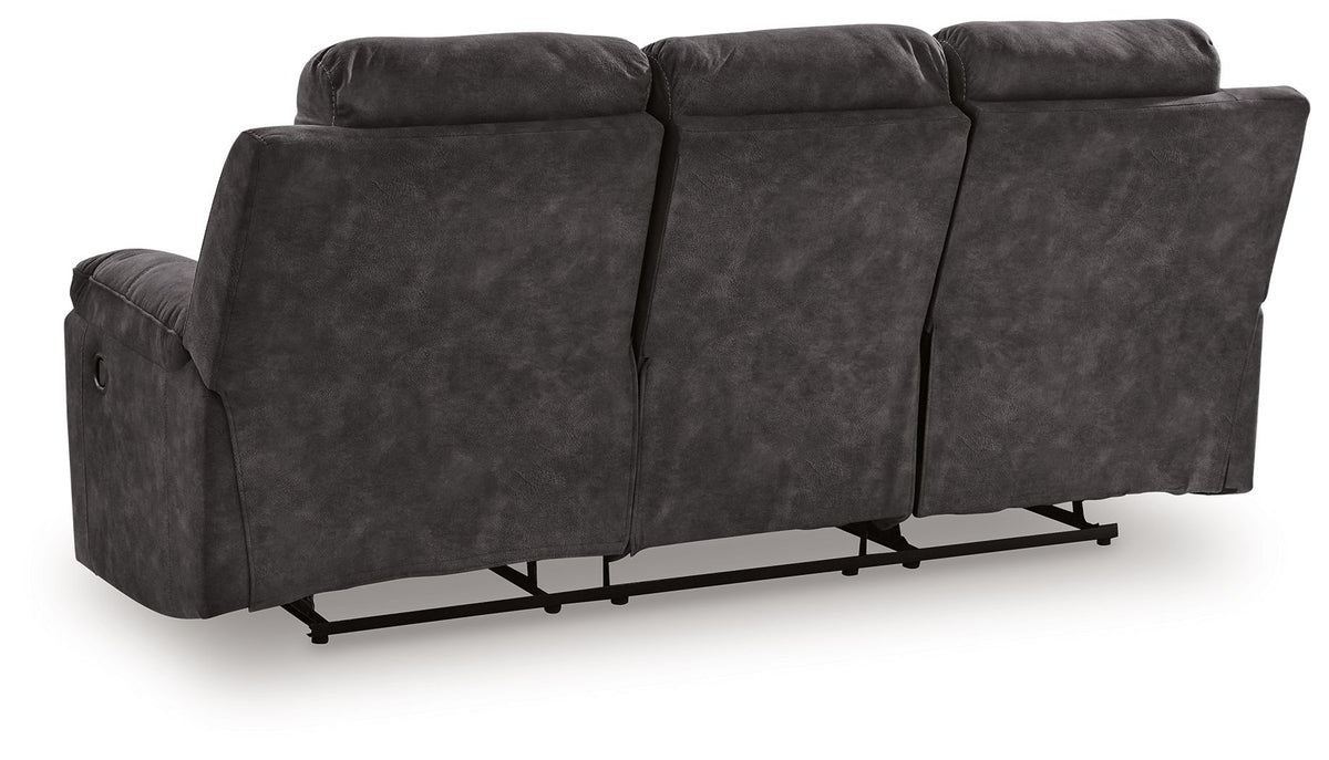 Brysonview - Reclining Sofa - Charcoal