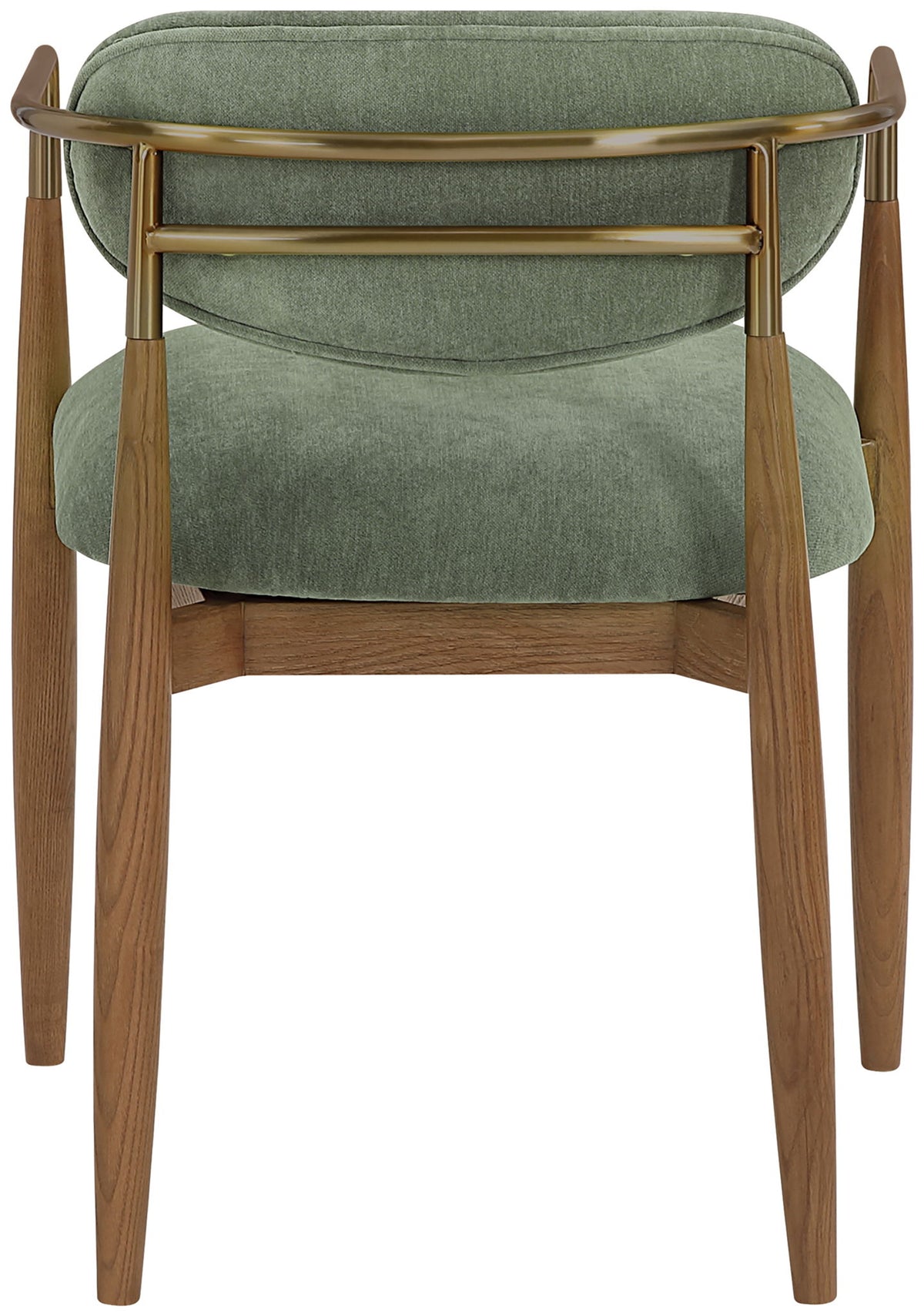 Riccio - Fabric Dining Arm Chair (Set of 2) - Walnut Frame