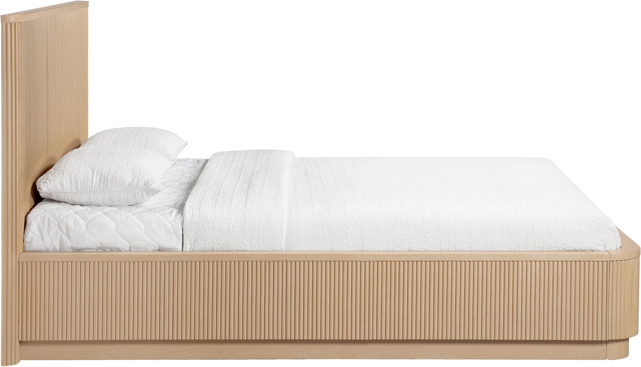 Astrid - Solid Wood And Oak Veneer Bed (3 Boxes)