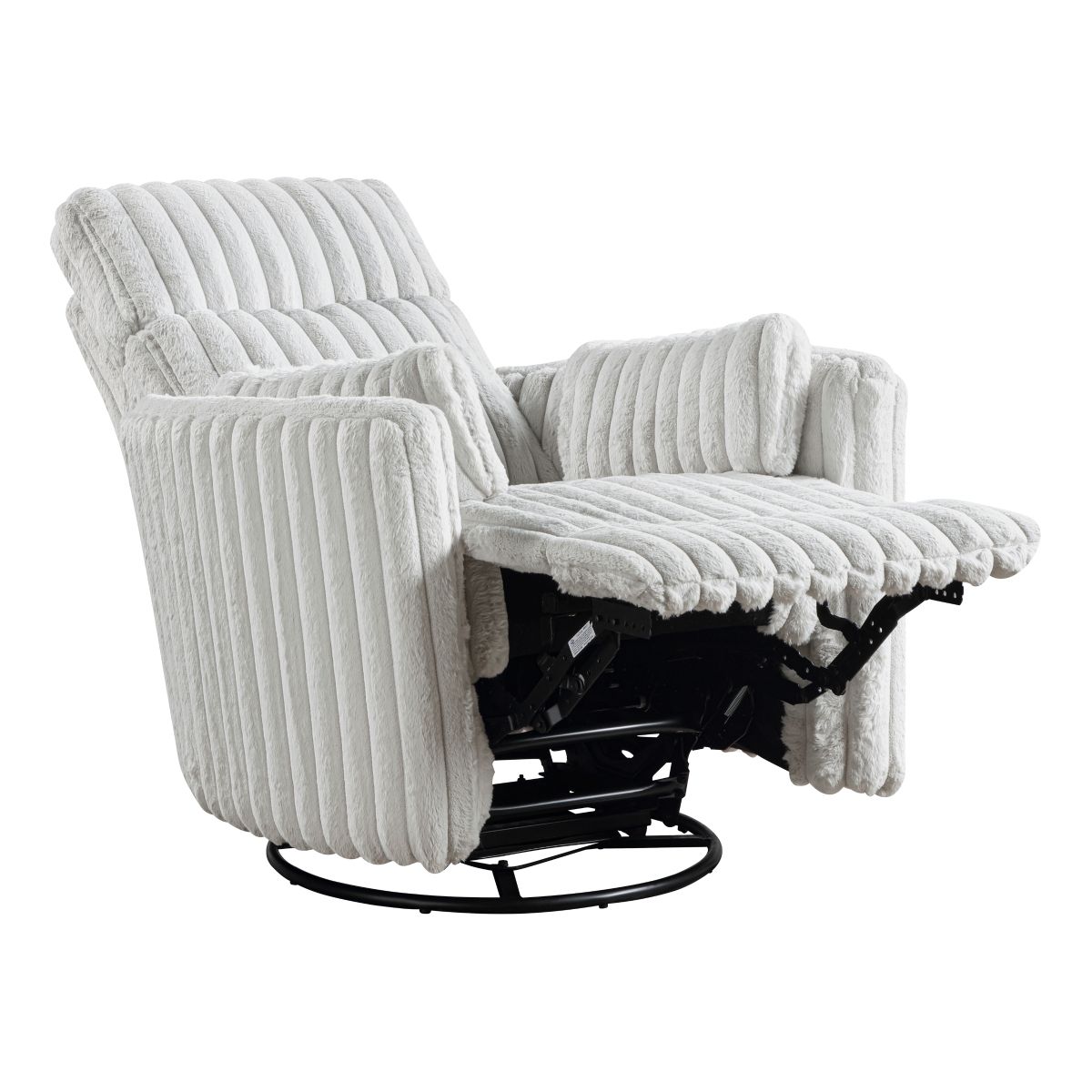 Payton - Swivel Glider Reclining Chair - Gray