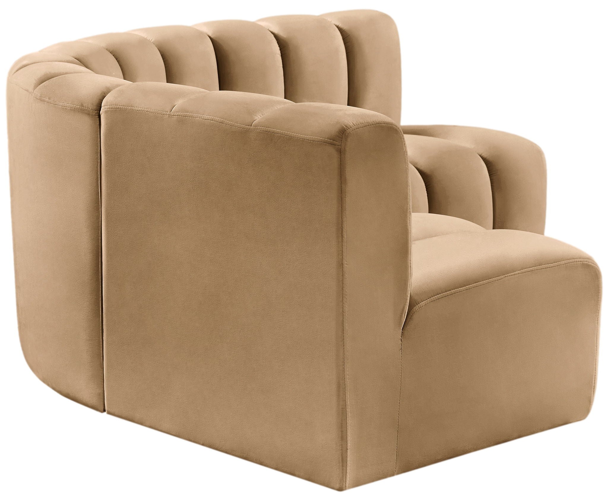 Arc - Velvet 4 Piece Corner Modular Sofa