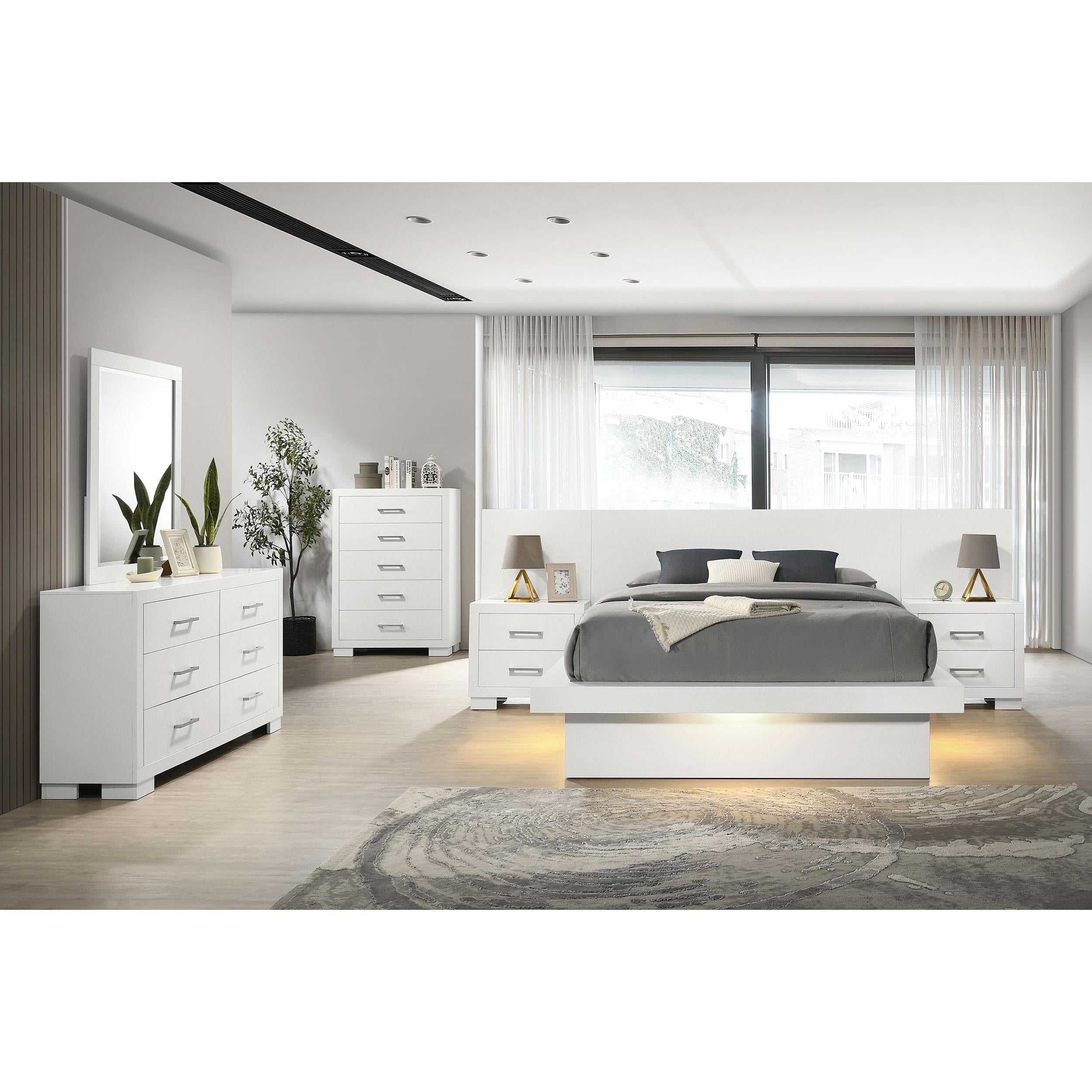 Diamond Modern Furniture COA Jessica Queen Platform Bed 202990Q IMAGE 5