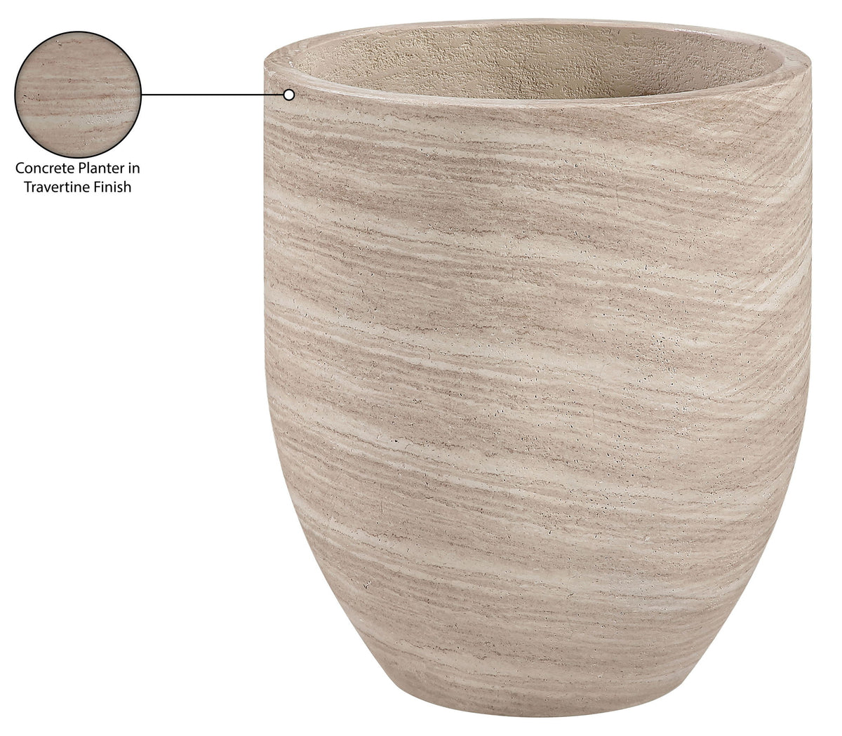 Florique - Indoor / Outdoor Concrete Planter