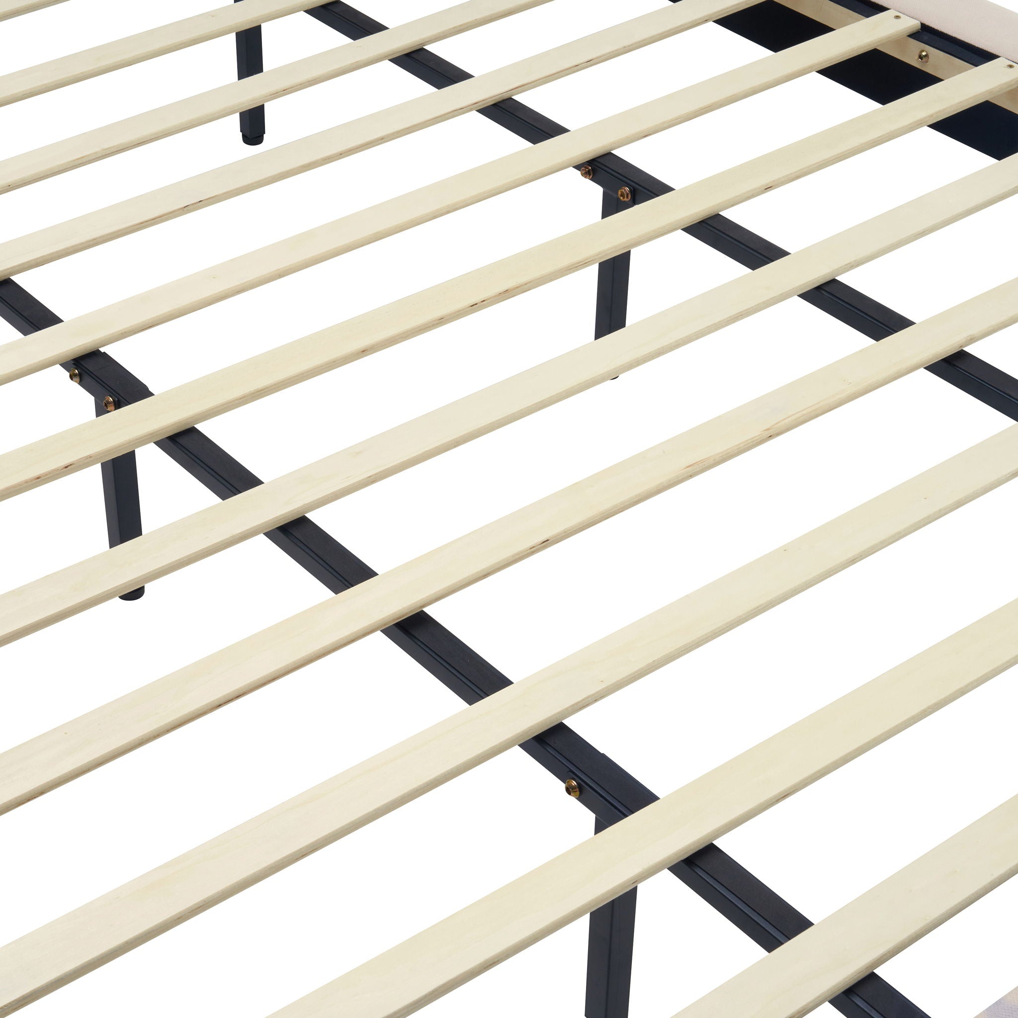 Chunky - California King Bed Frame - Beige