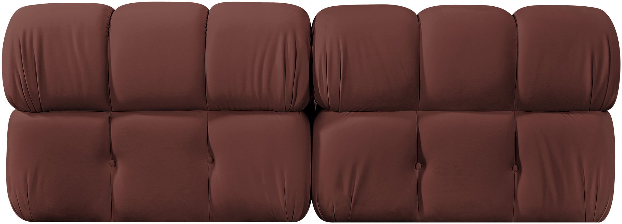 Orin - Velvet Performance Fabric Upholstered 2 Piece Modular Sofa
