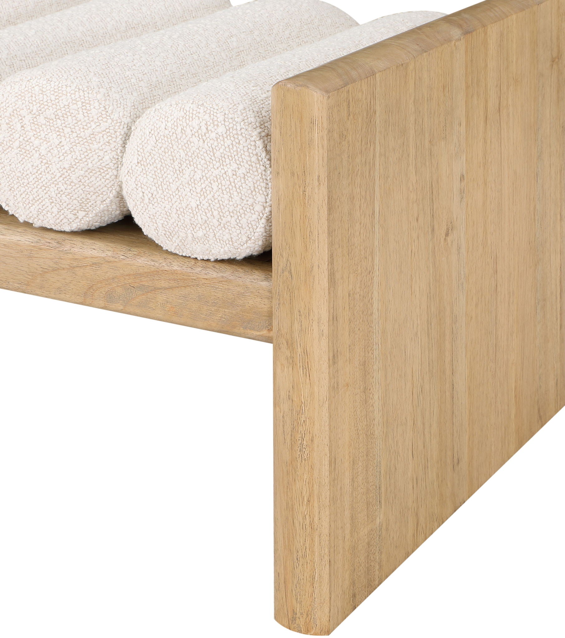 Waverly - Bench With Natural Frame