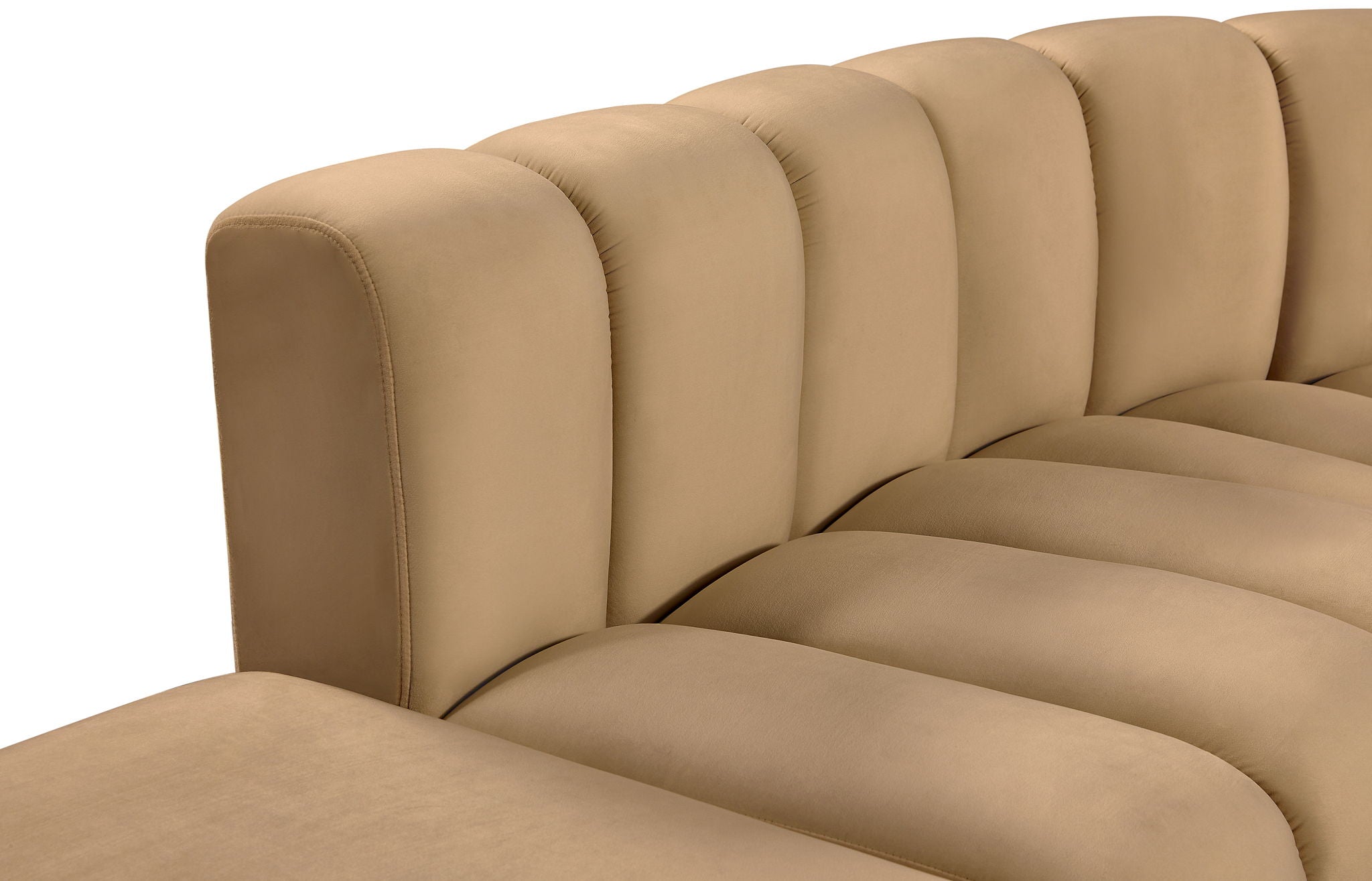Arc - Velvet 6 Piece Corner Modular Sofa