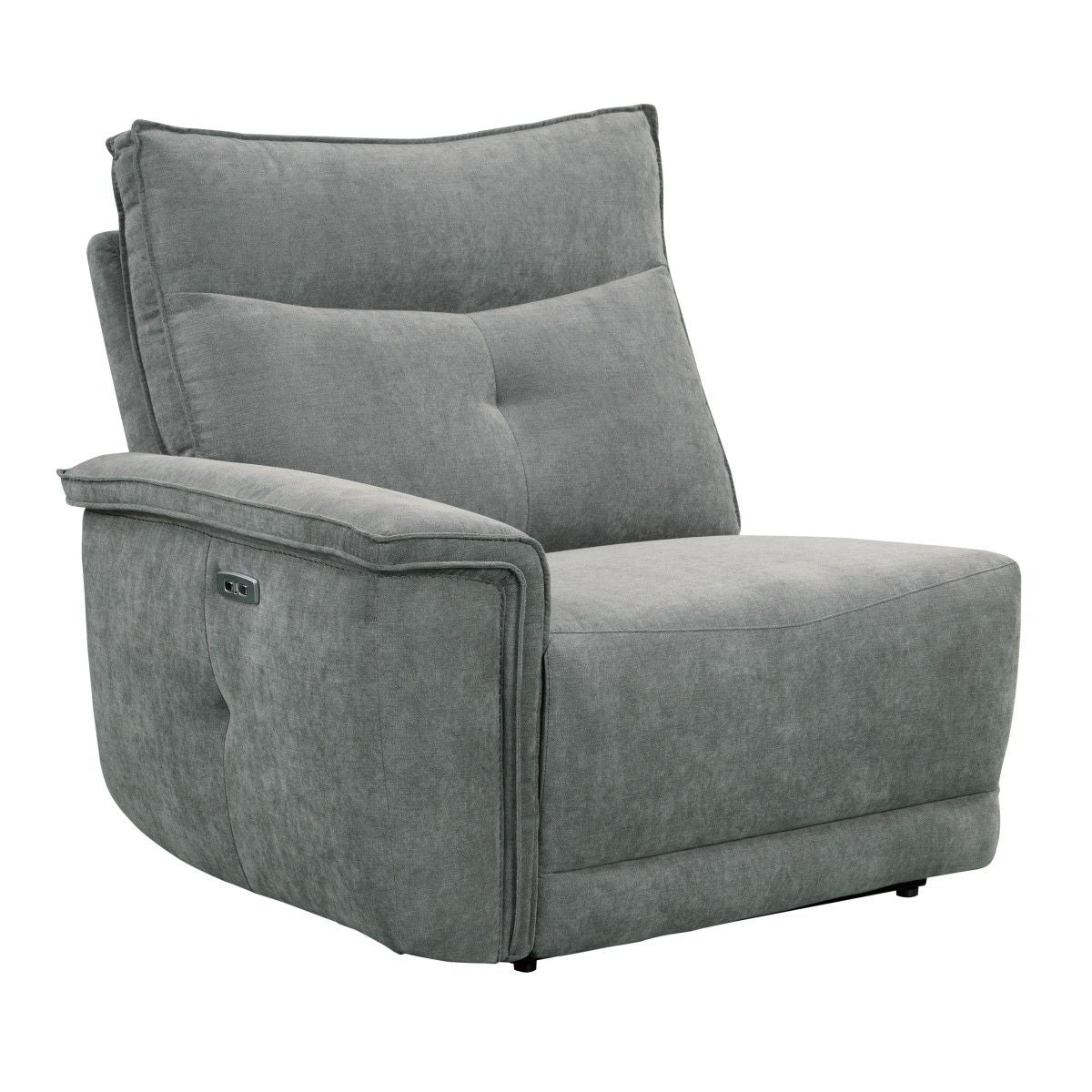 Tesoro - 3 Piece Power Double Reclining Sofa - Dark Gray