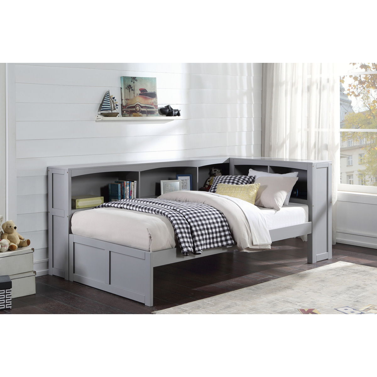Orion - Bookcase Corner Bed