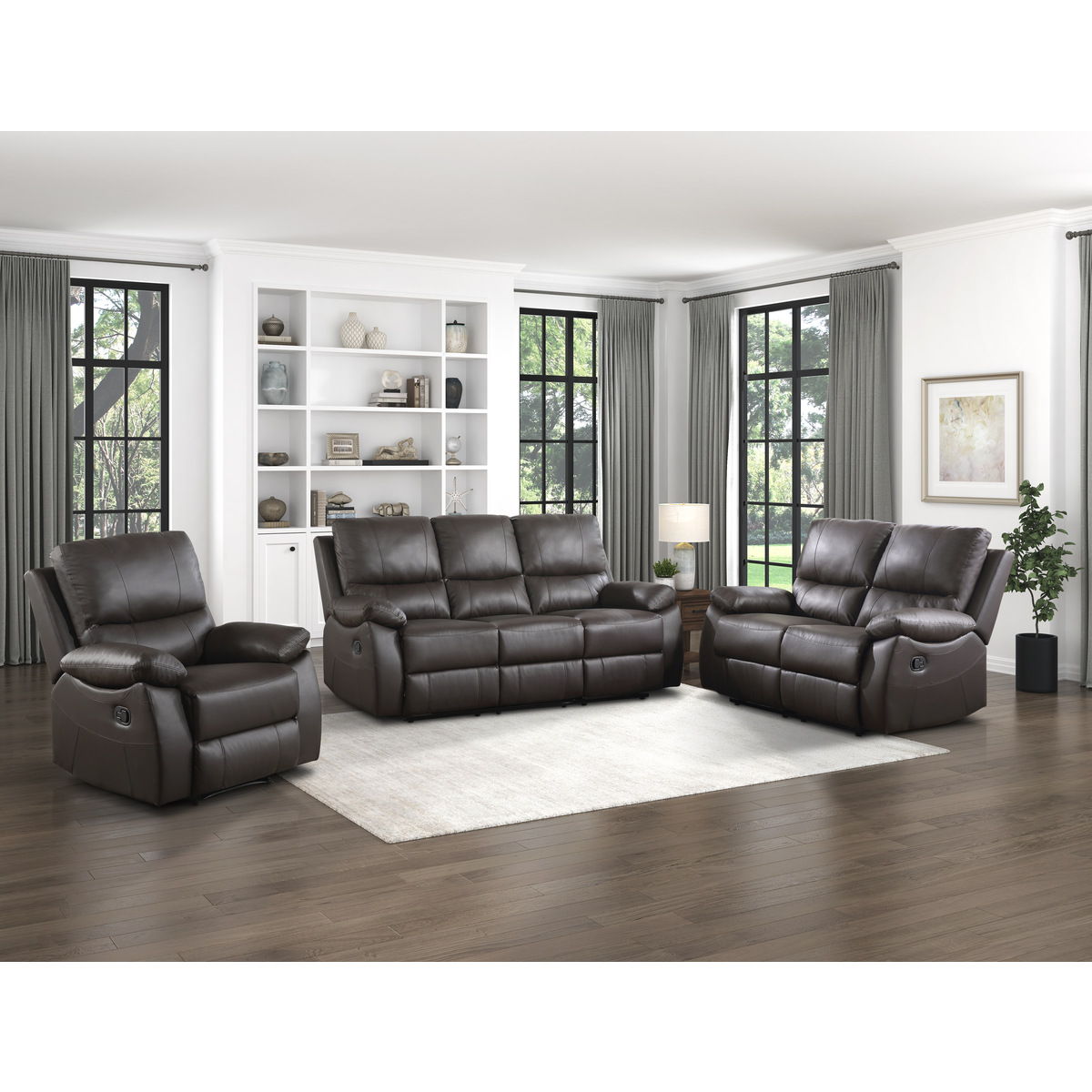 Dawson - Double Reclining Loveseat - Brown