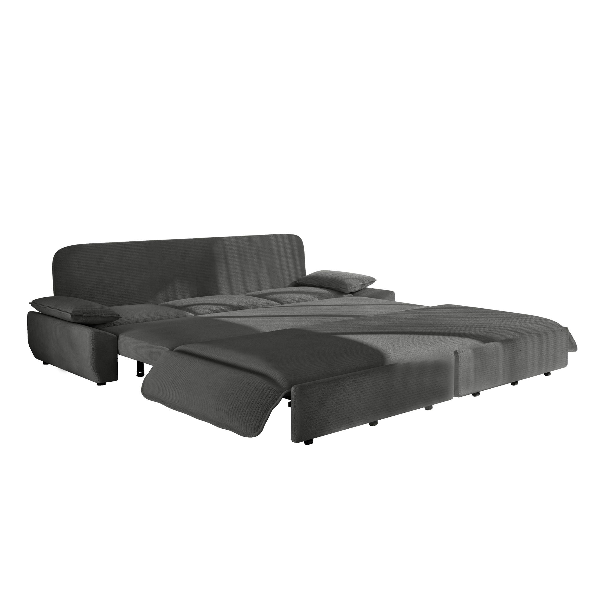 King Size Pull Out Sofa Bed, 3 In 1 Convertible Multifunctional