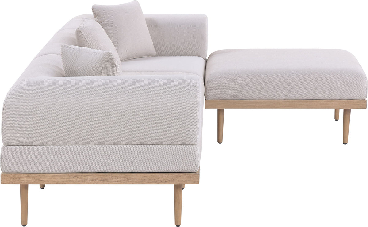 Laguna - 4 Piece 106.5" Upholstered Outdoor Patio Modular Sectional