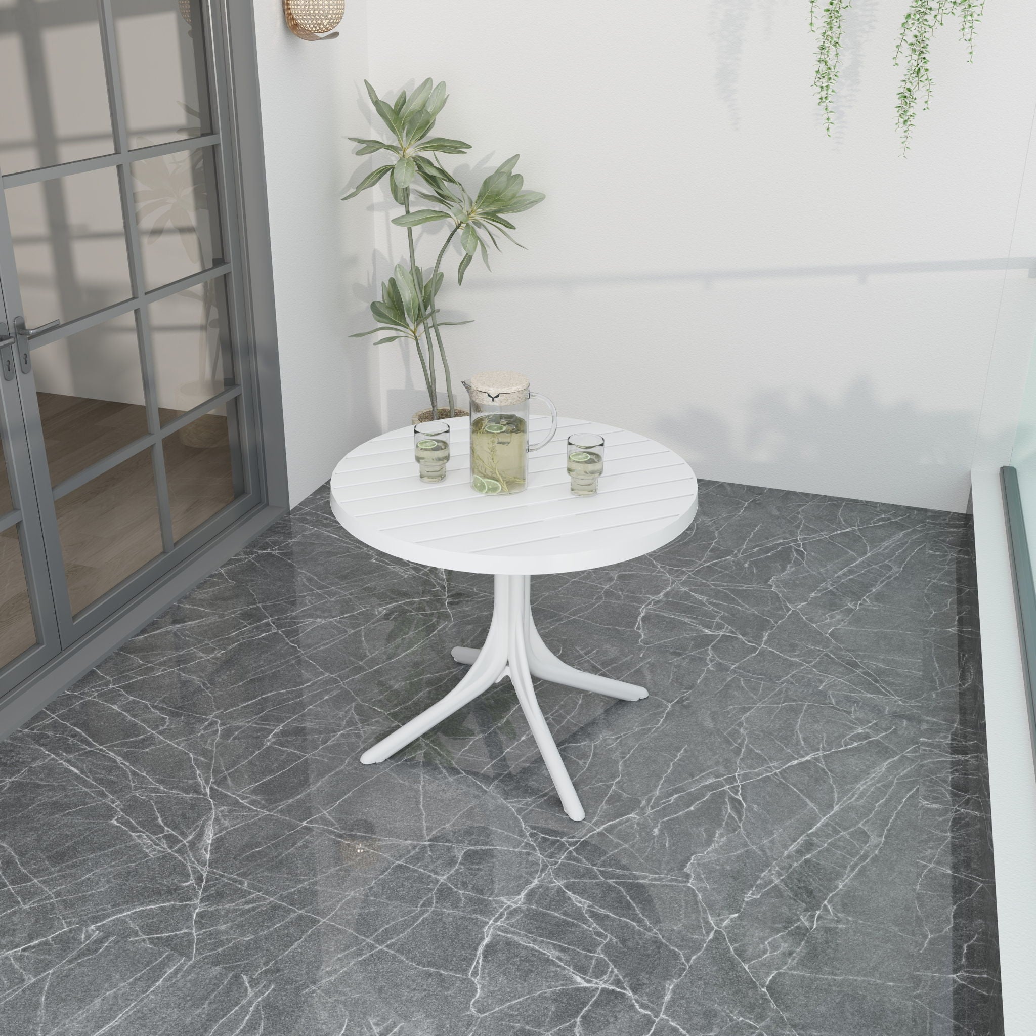 Round Table - White