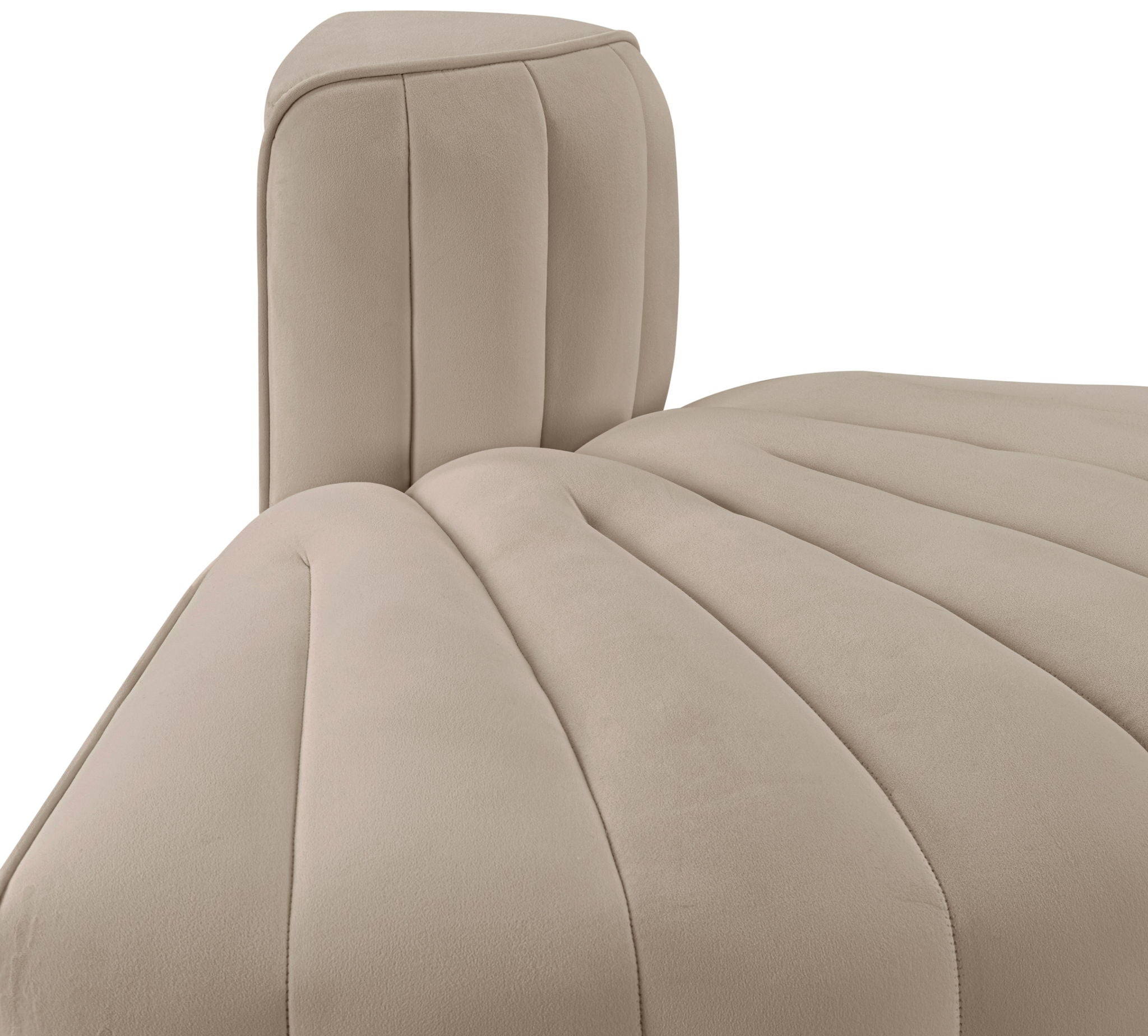 Rummi - Velvet Performance Fabric Upholstered Modular Chair