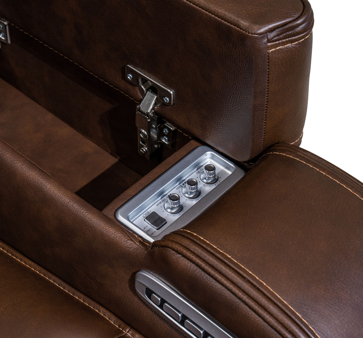 Knightington - Power Recliner With Audio Seating