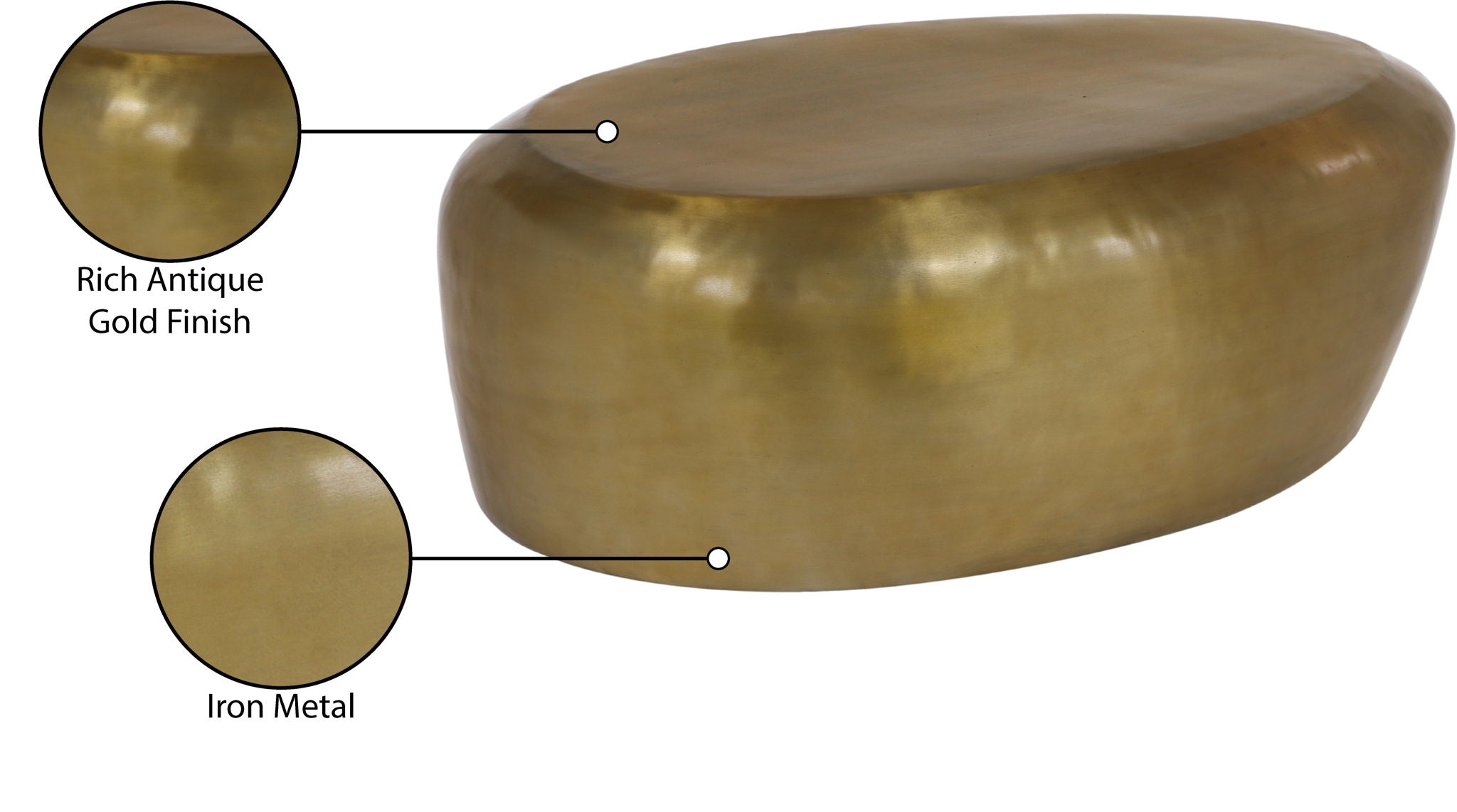 Capsule - Aluminum Coffee Table