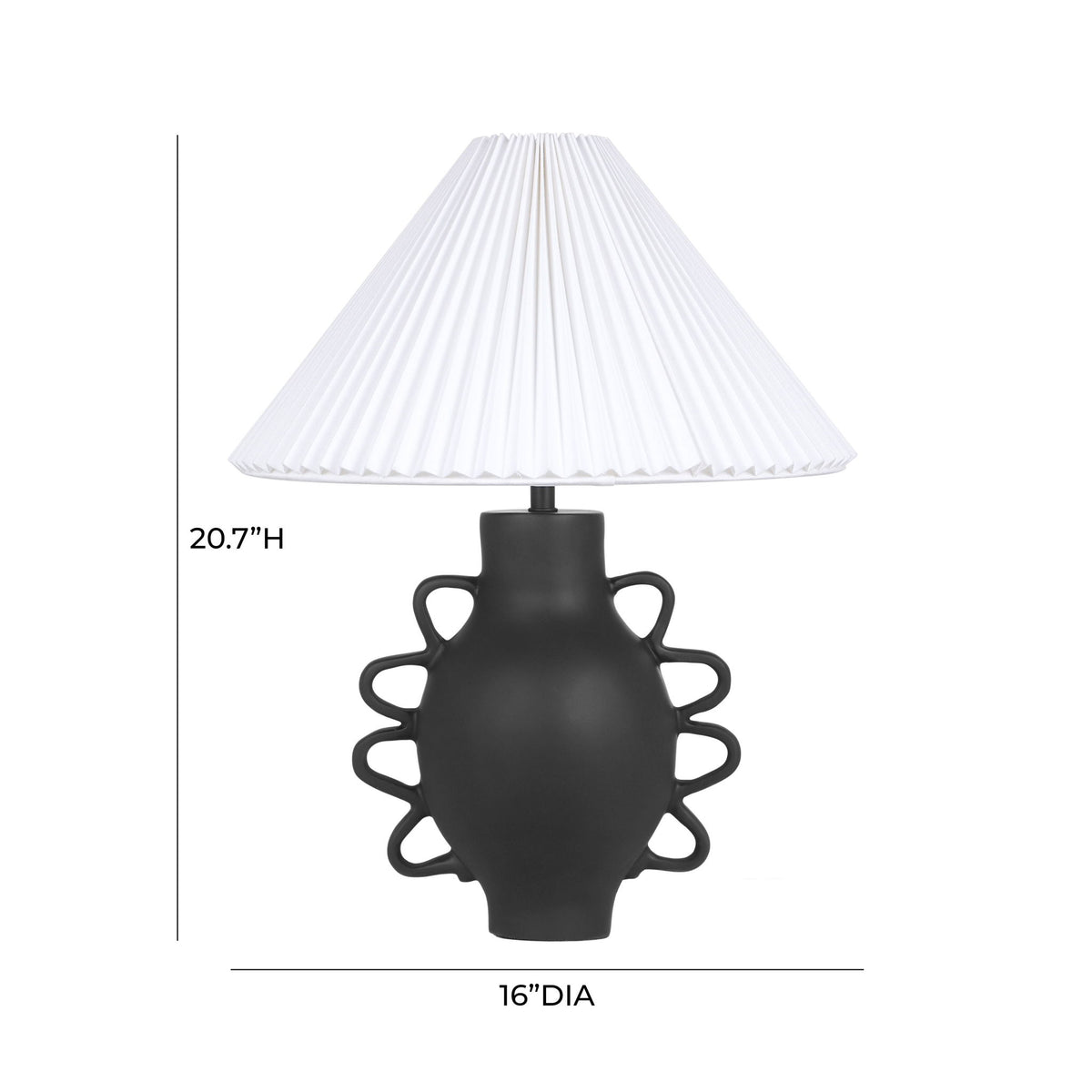 Hazza - Pleated Table Lamp