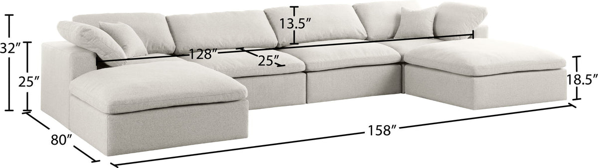 Serene - 6 Piece Modular Sectional