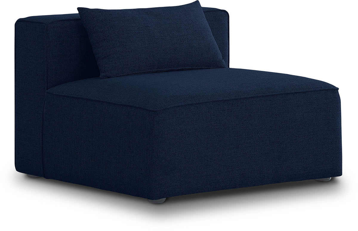 Cube - Linen Armless Chair