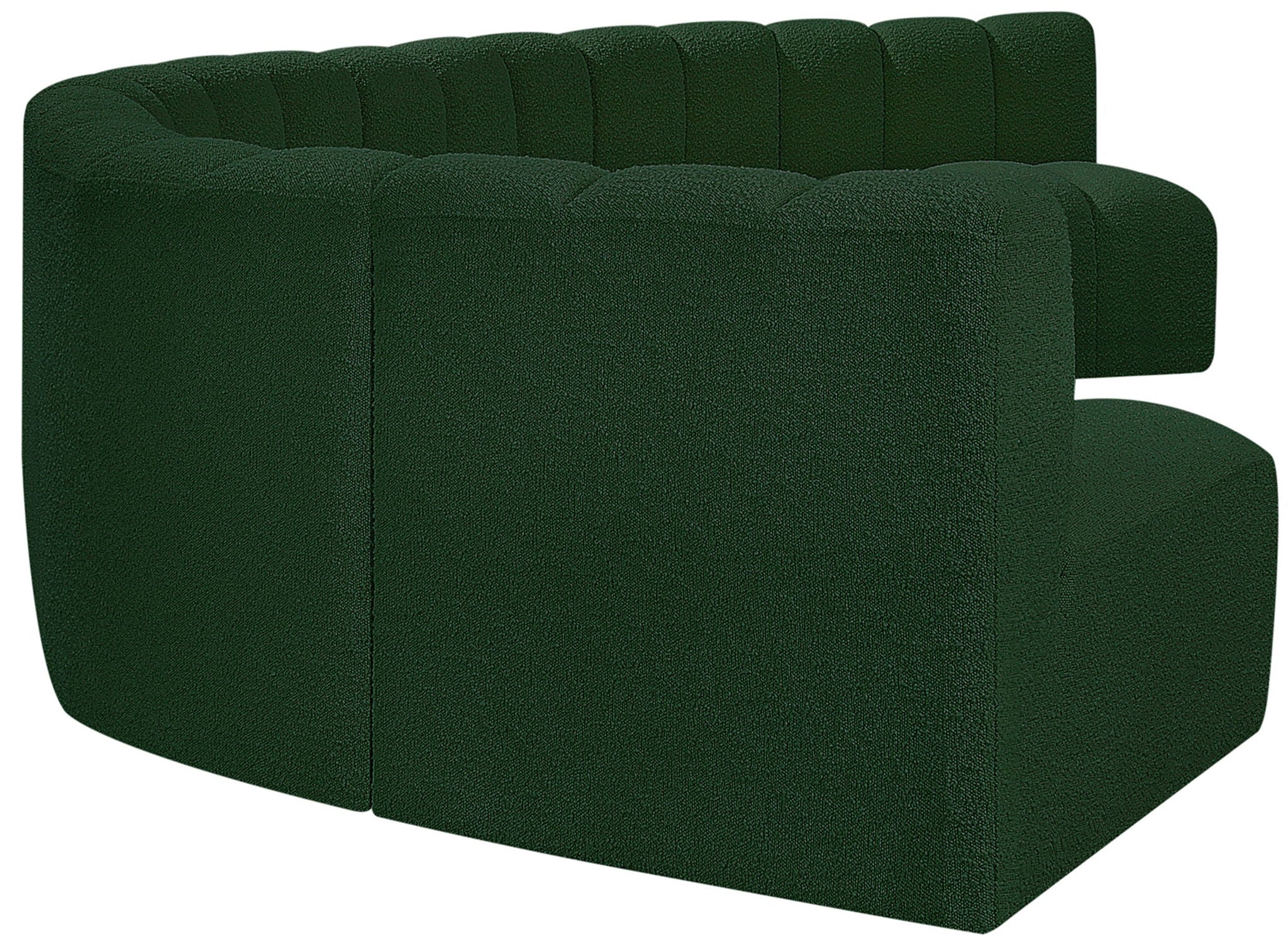 Arc - Boucle Fabric 7 Piece U-Shaped Modular Sofa