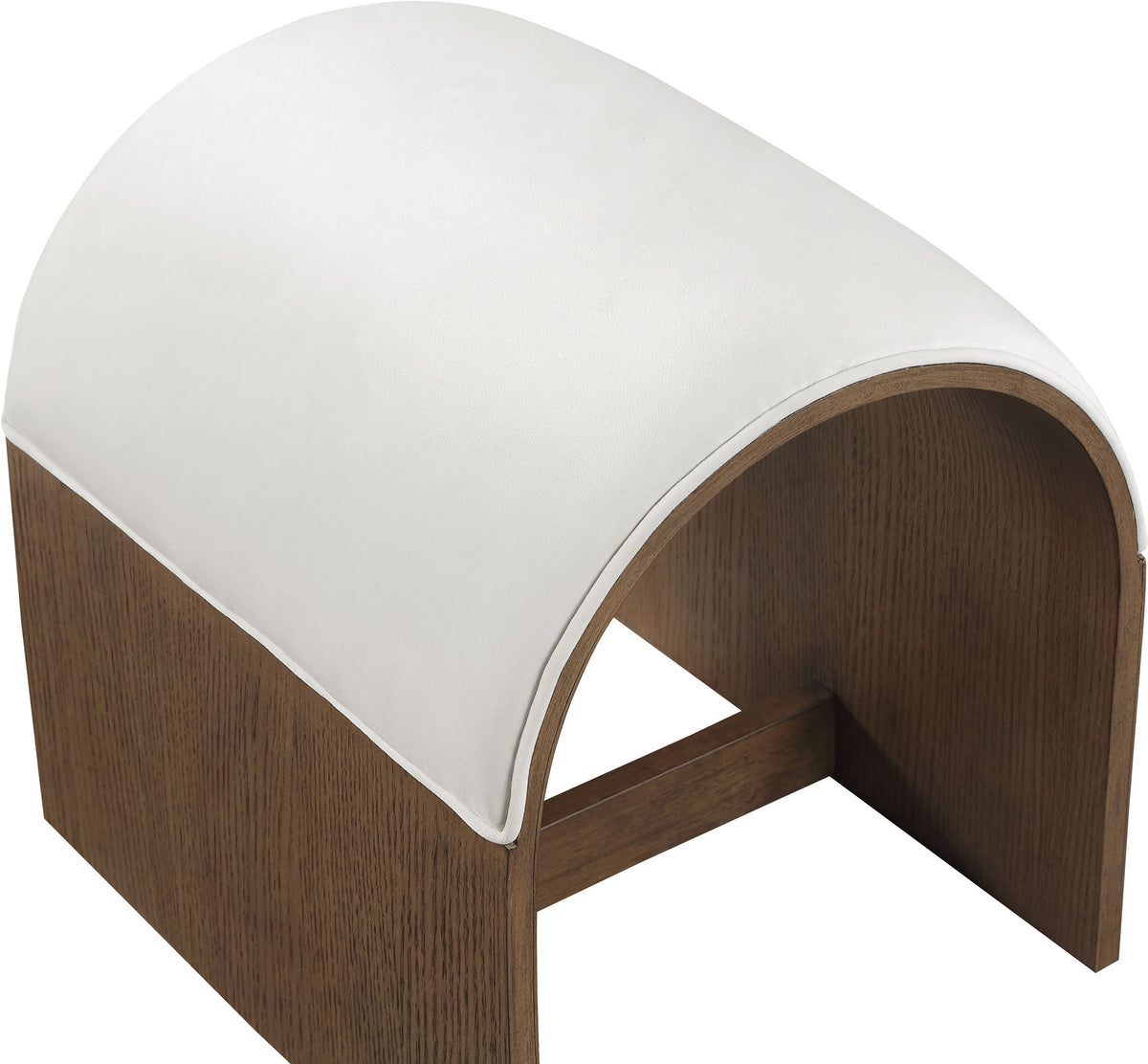 Sable - Velvet Performance Fabric Upholstered Bench