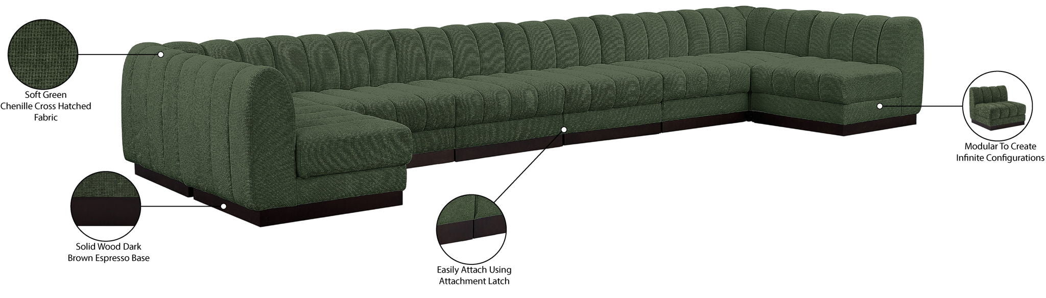 Quinn - 8 Piece Modular Sectional